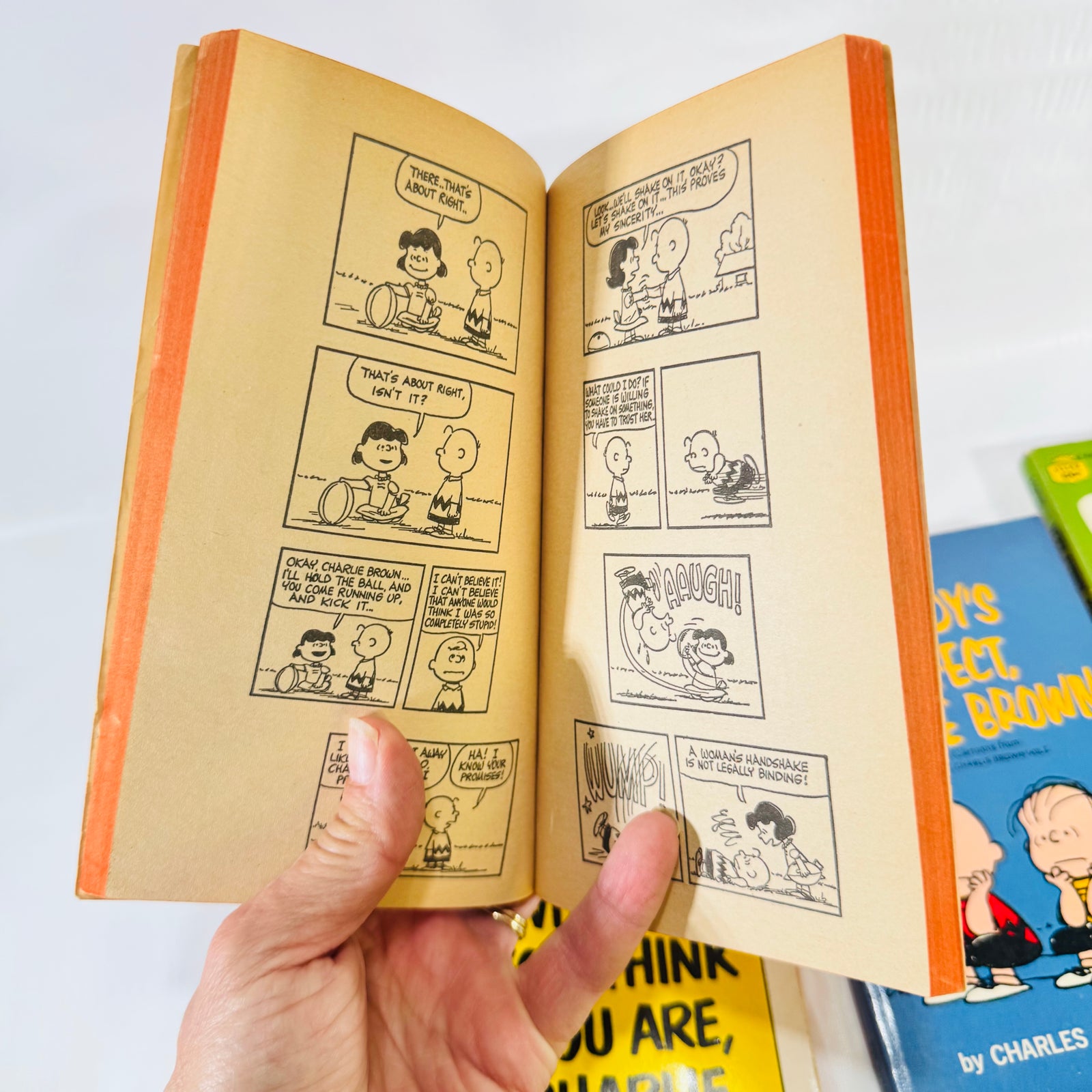 Charlie Brown Peanuts Fawcett Crest Paperback Lot of 4 by Charles M. Schulz