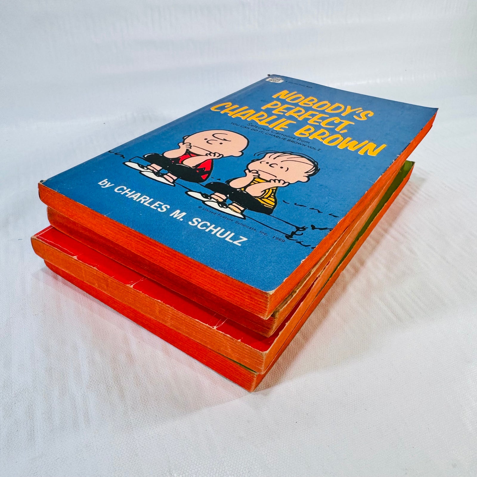 Charlie Brown Peanuts Fawcett Crest Paperback Lot of 4 by Charles M. Schulz