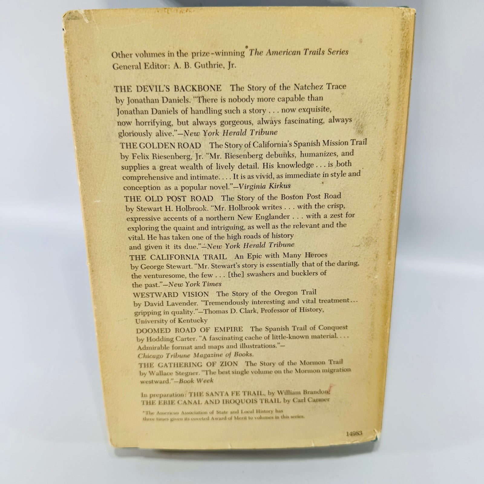 The Great North Trail — Dan Cushman | 1966 | American History, Western Trails