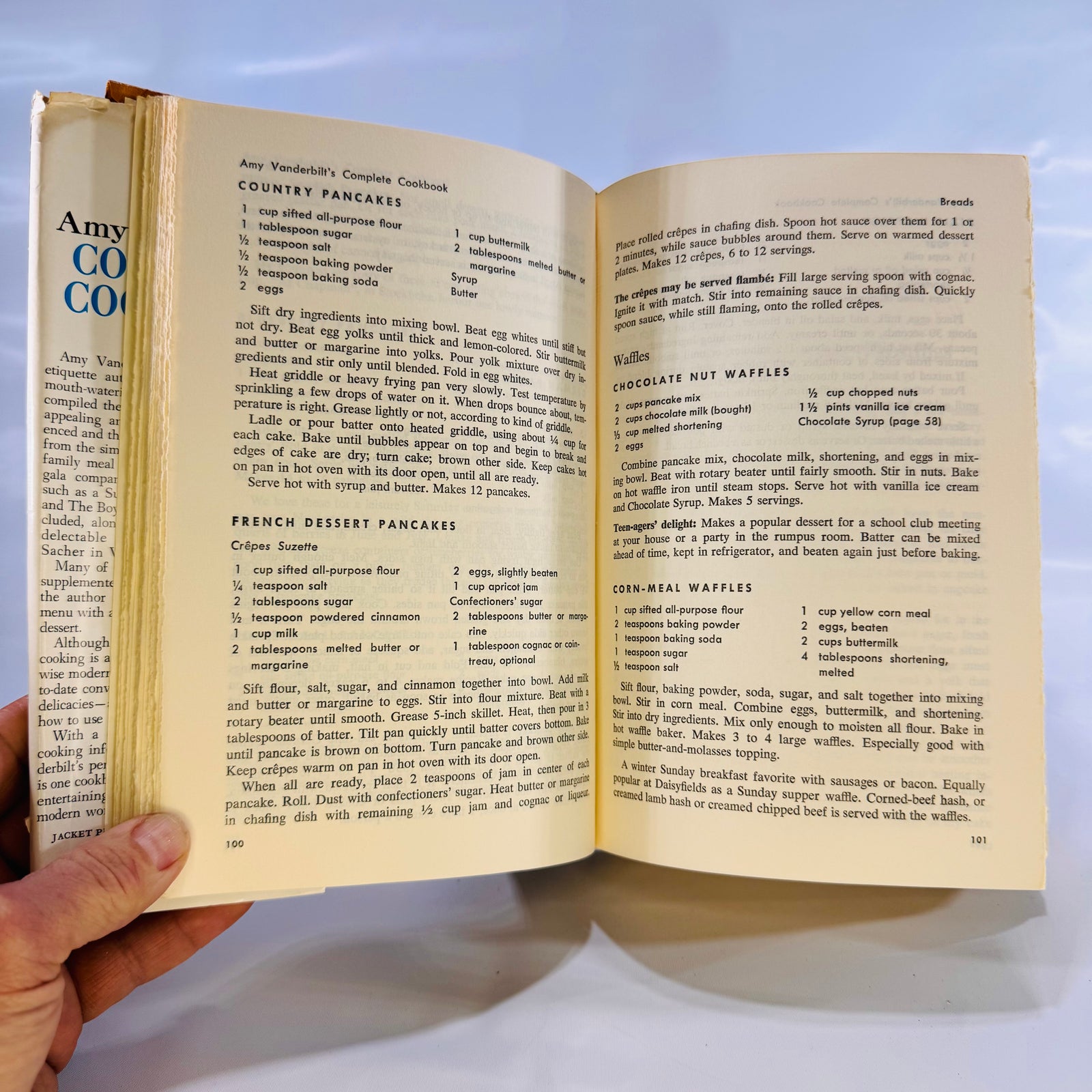 Amy Vanderbilt's Complete Cookbook 1961 Doubleday and Company Hardcover