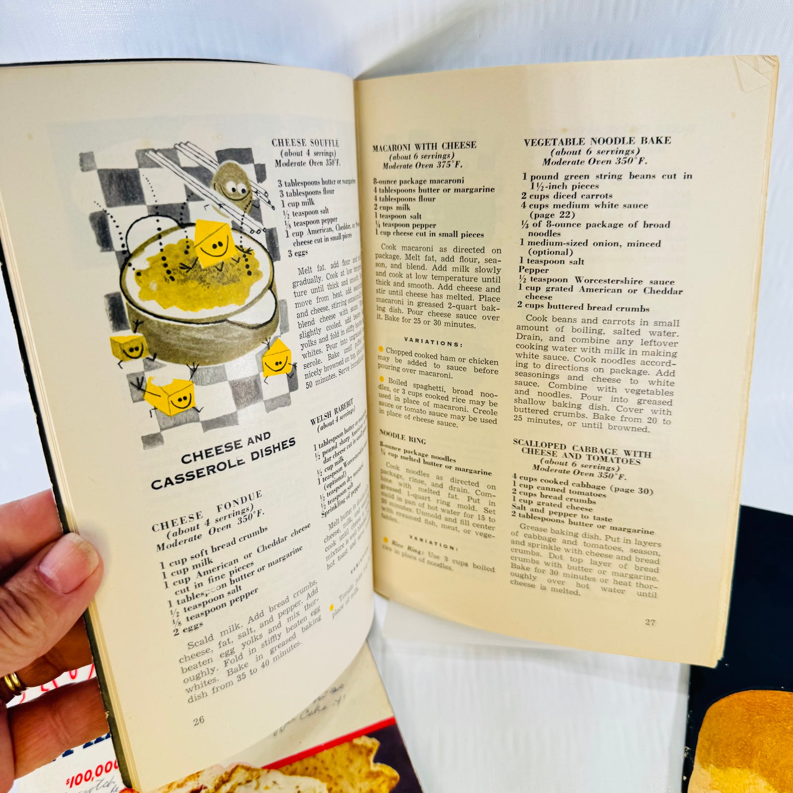 Metropolitan Cook Book 1955 Recipe Pamphlet Bundle with Pillsbury and Art of Making Bread