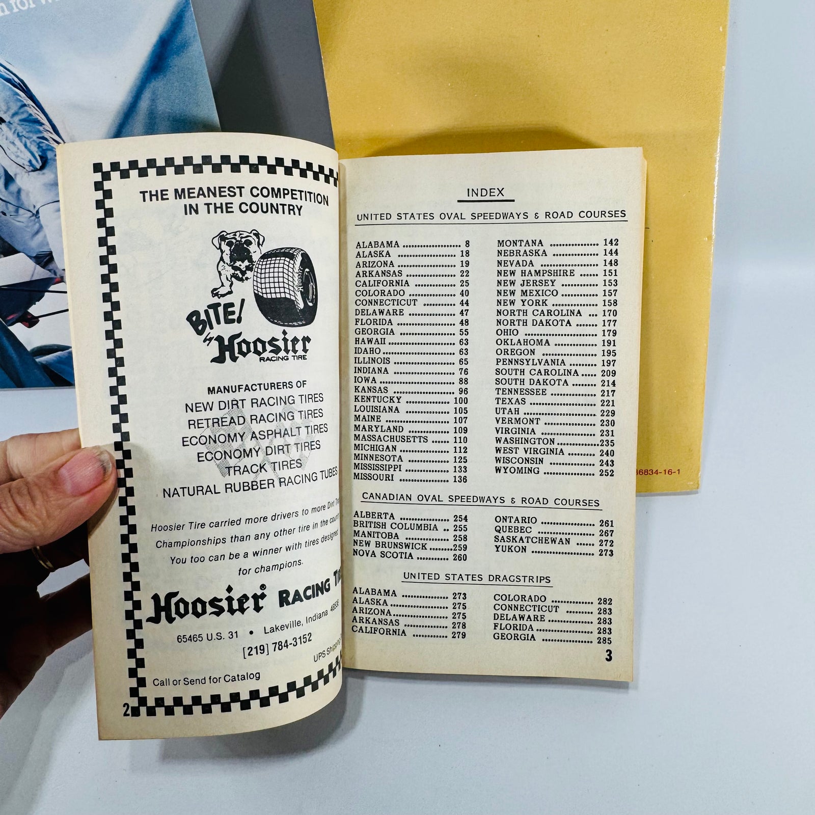 Vintage NASCAR Racing Reference Book Bundle — Speedweeks ’86, National Speedway Directory & The Racer’s Tax Guide