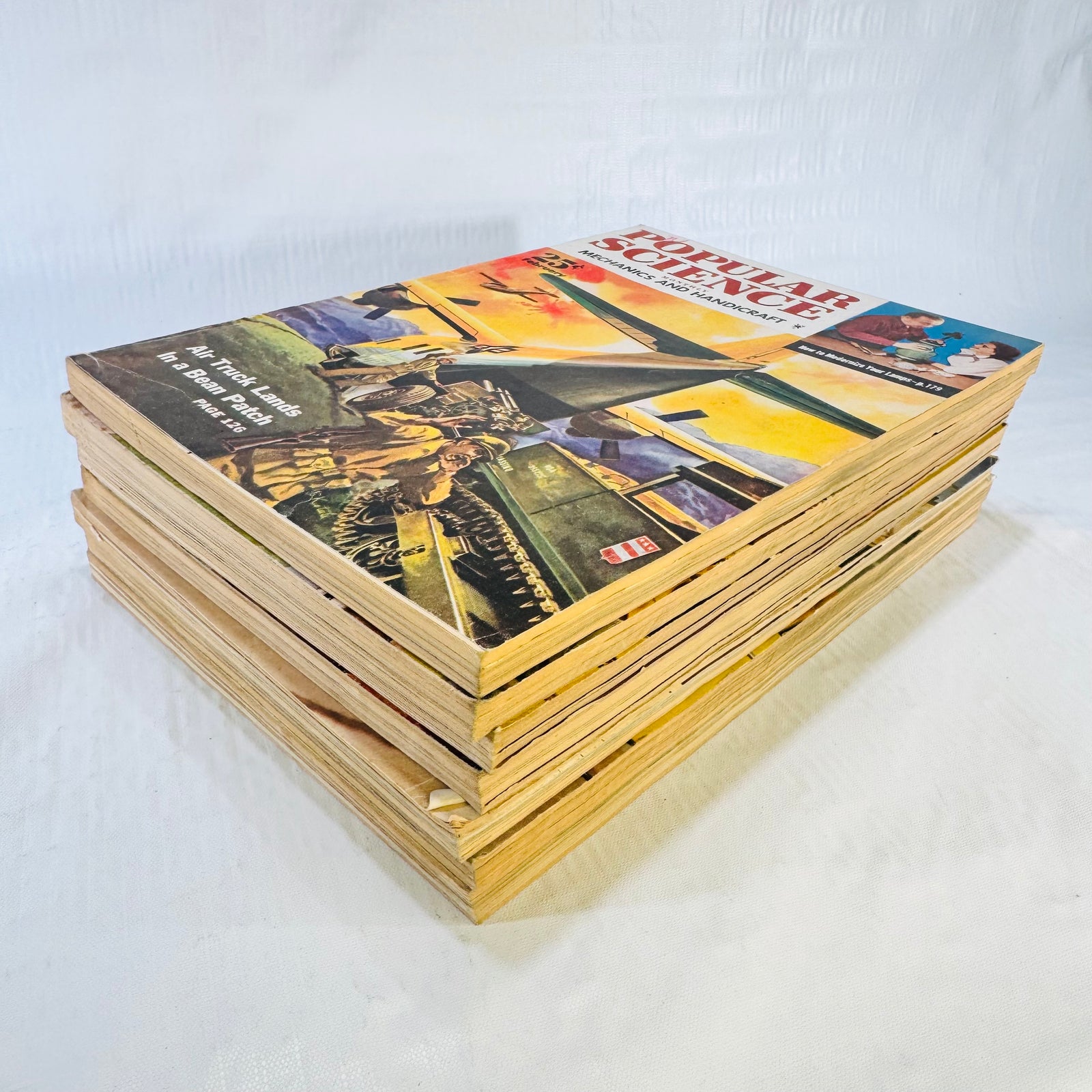 Popular Science 1952 Magazine Bundle, 7 Issues, Vintage Cars Aviation and Mechanics