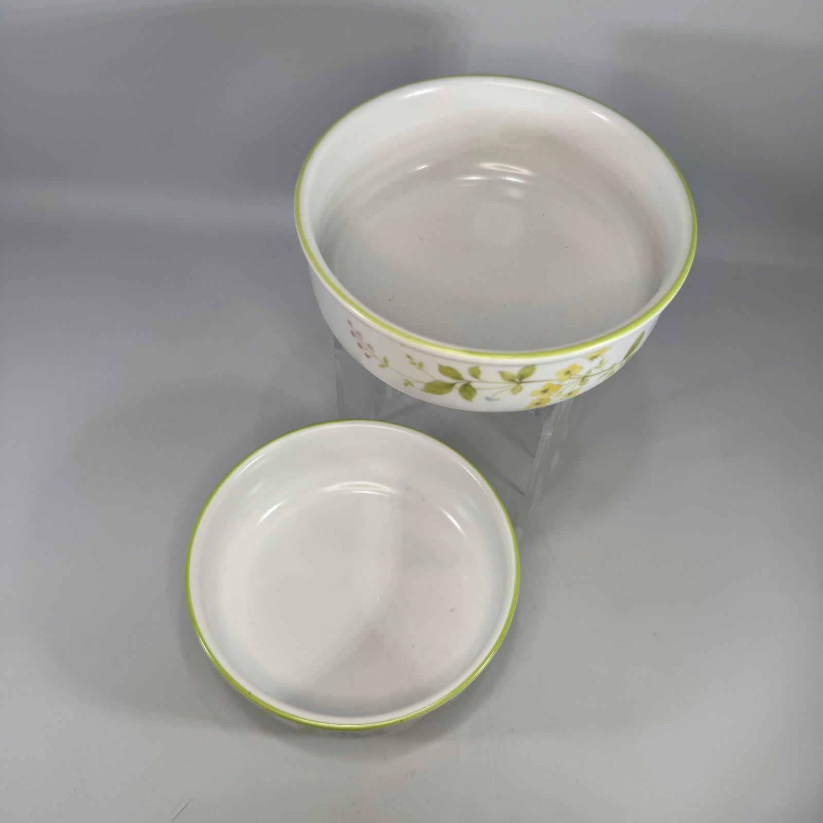 Two Vintage Noritake Progression China Clear Day Bowls | Progression china floral bowls