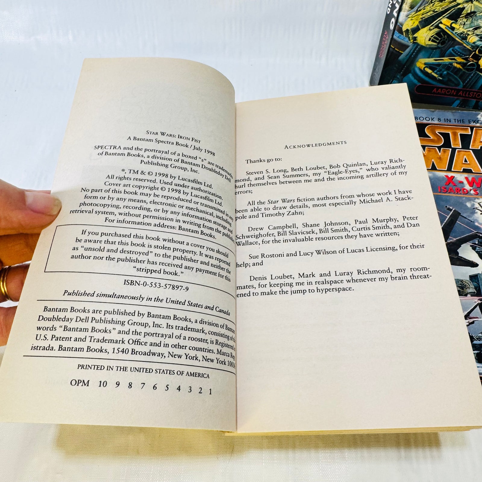 Star Wars X-Wing Books 6-9 Paperback Bundle | Allston Stackpole