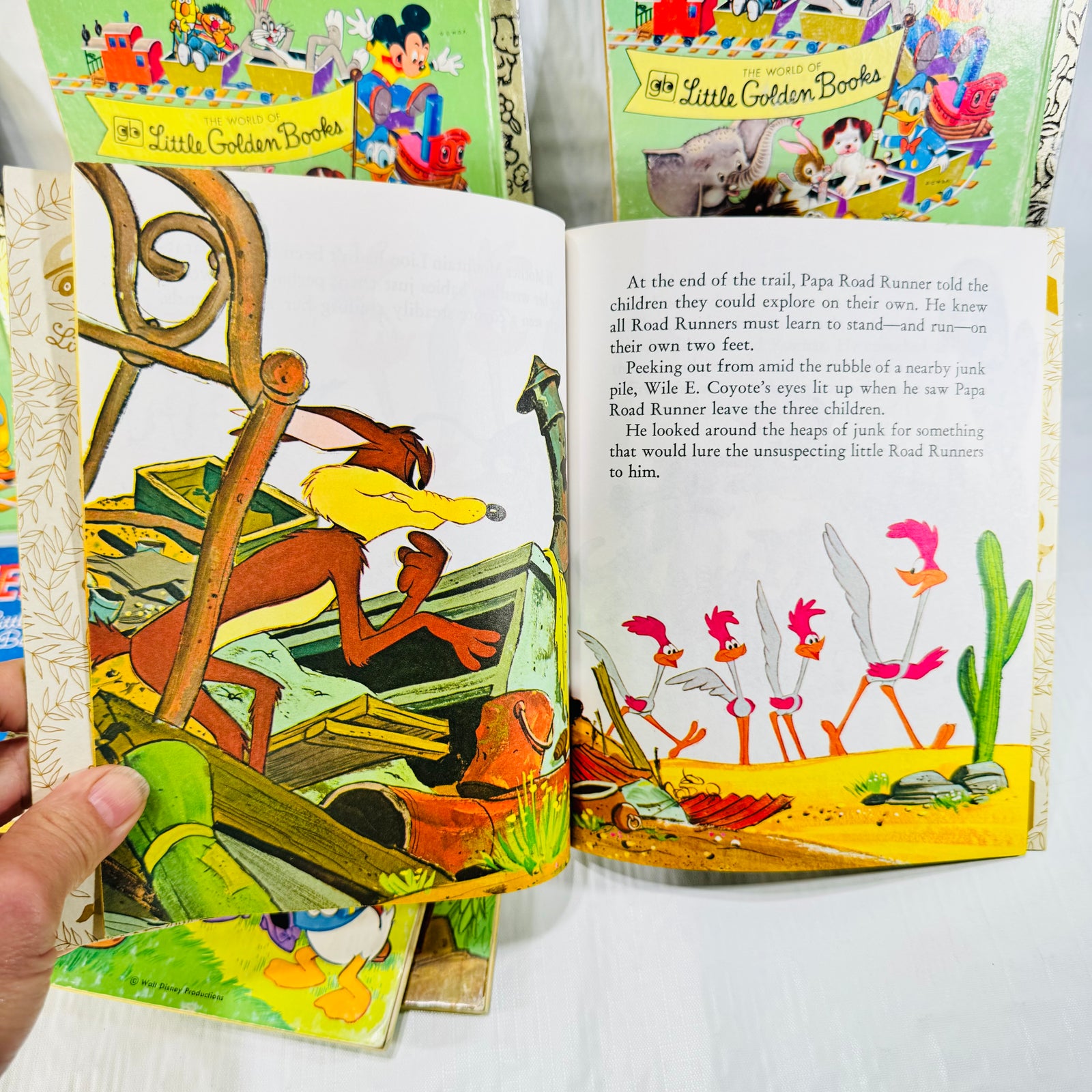 Little Golden Books Bundle of 7 Vintage Disney Sesame Street Bugs Bunny and More