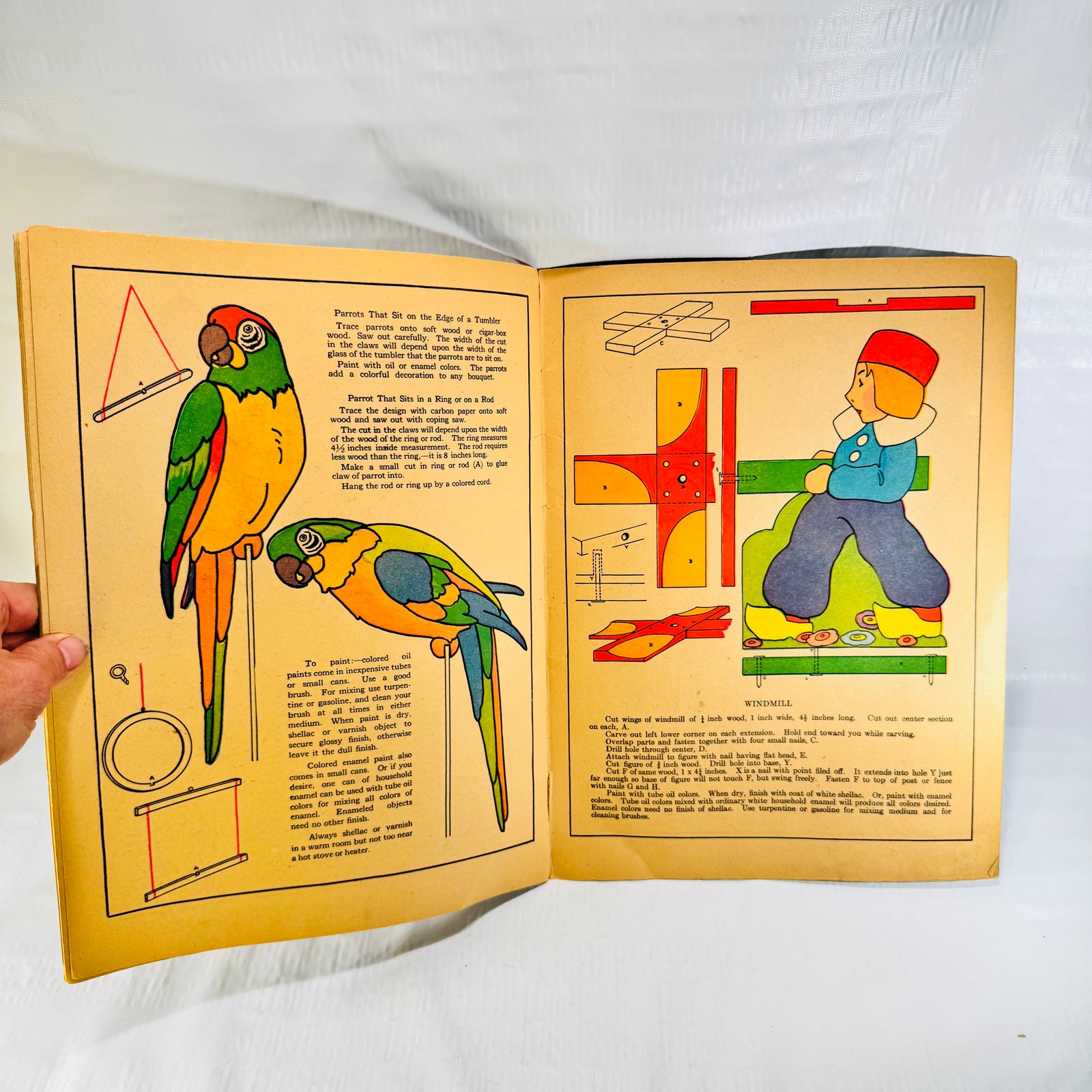 Many Things to Make No. 523, 1931 McLoughlin Bros. Craft Book by Louise D. Tessin