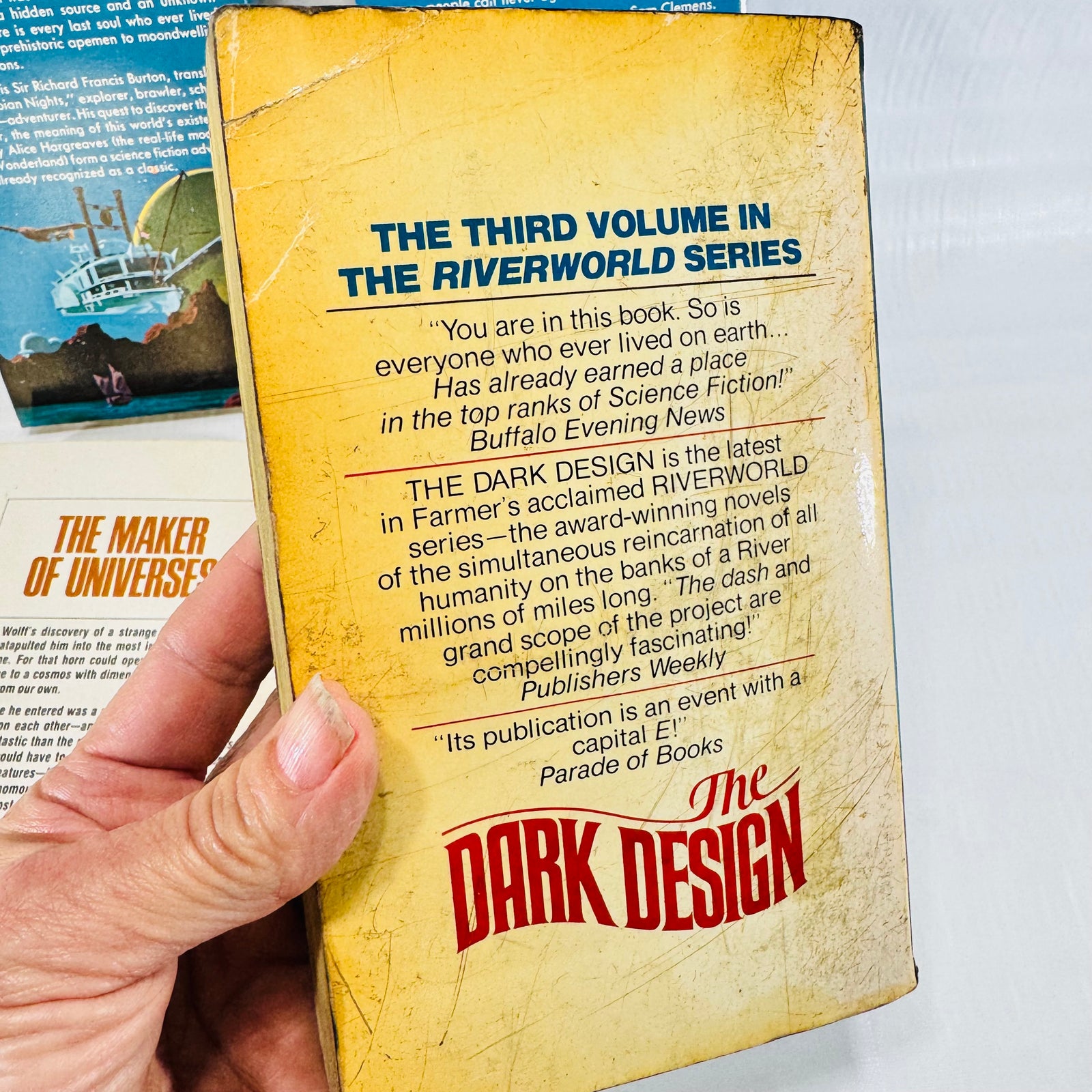 Philip José Farmer 4 Book Bundle, Riverworld and World of Tiers