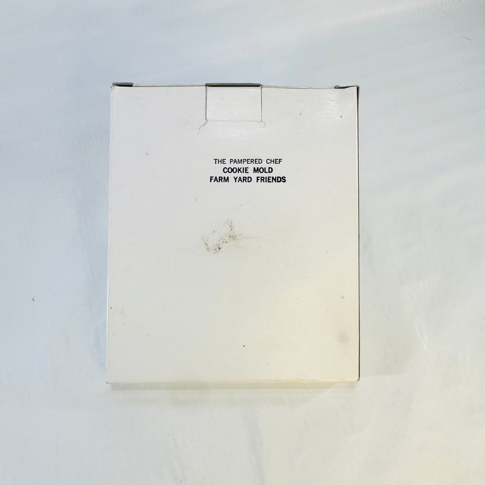 Pampered Chef Farm Yard Friends 1994 Stoneware Cookie Mold with Box