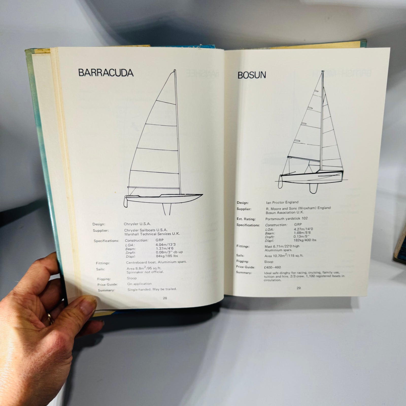Vintage Sailing Books Bundle — Sailing Boats of the World + The Racing Sailor’s Bible
