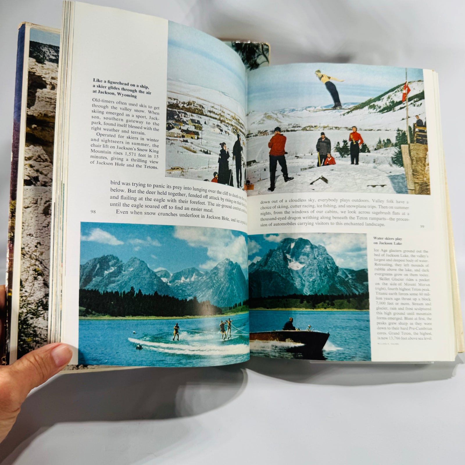 Travel & National Parks Pictorial Guides — America’s Wonderlands (1959, later printing) + Hammond’s Illustrated Travel Guide (1957, Book Club) — National Geographic & C.S. Hammond | Photo-rich, Reference, Travel & Geography