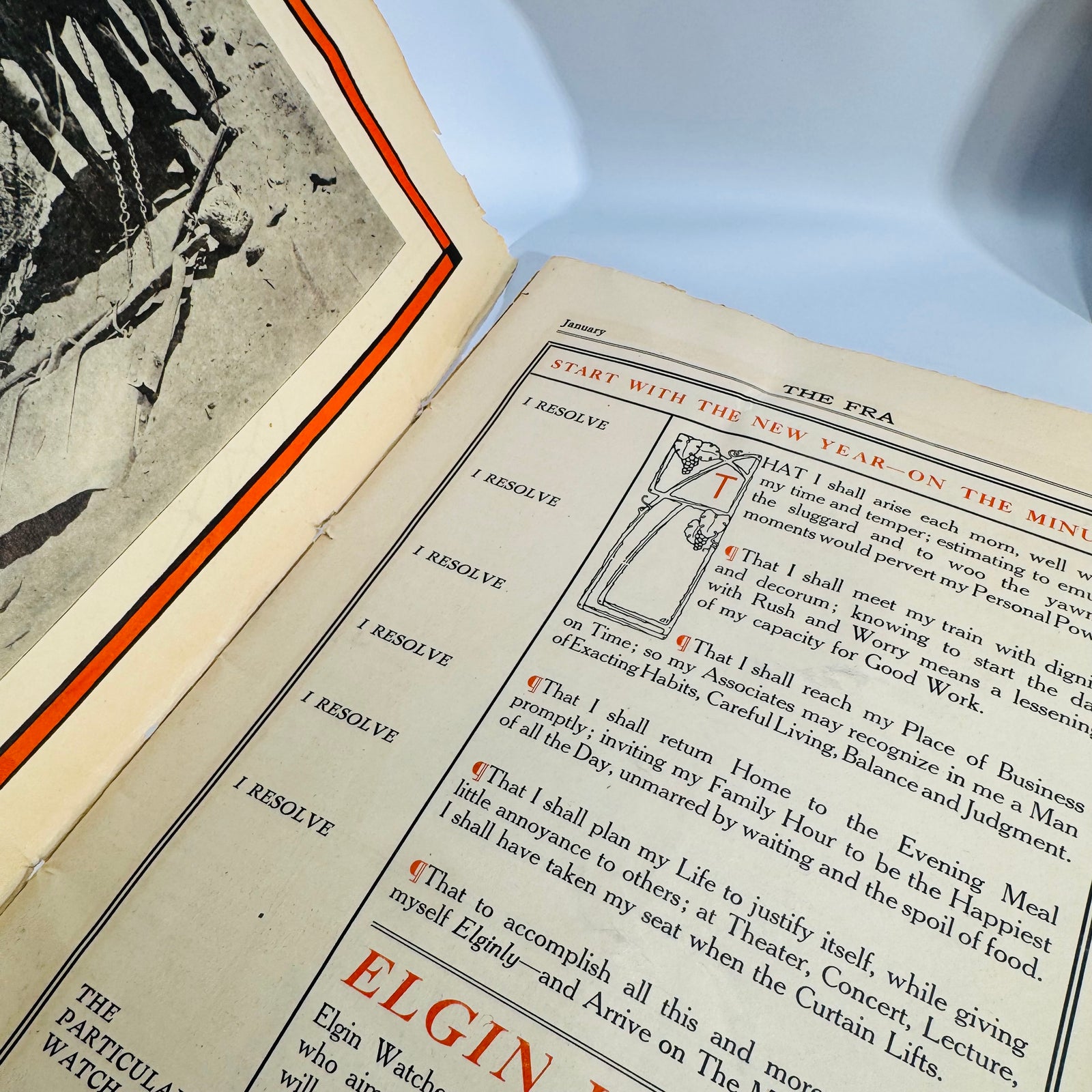 Arts & Crafts Ephemera Lot — The FRA (Jan. 1910) + Roycrofters Booklets (c.1910) — Elbert Hubbard | Roycroft Press design, Arts & Crafts Movement