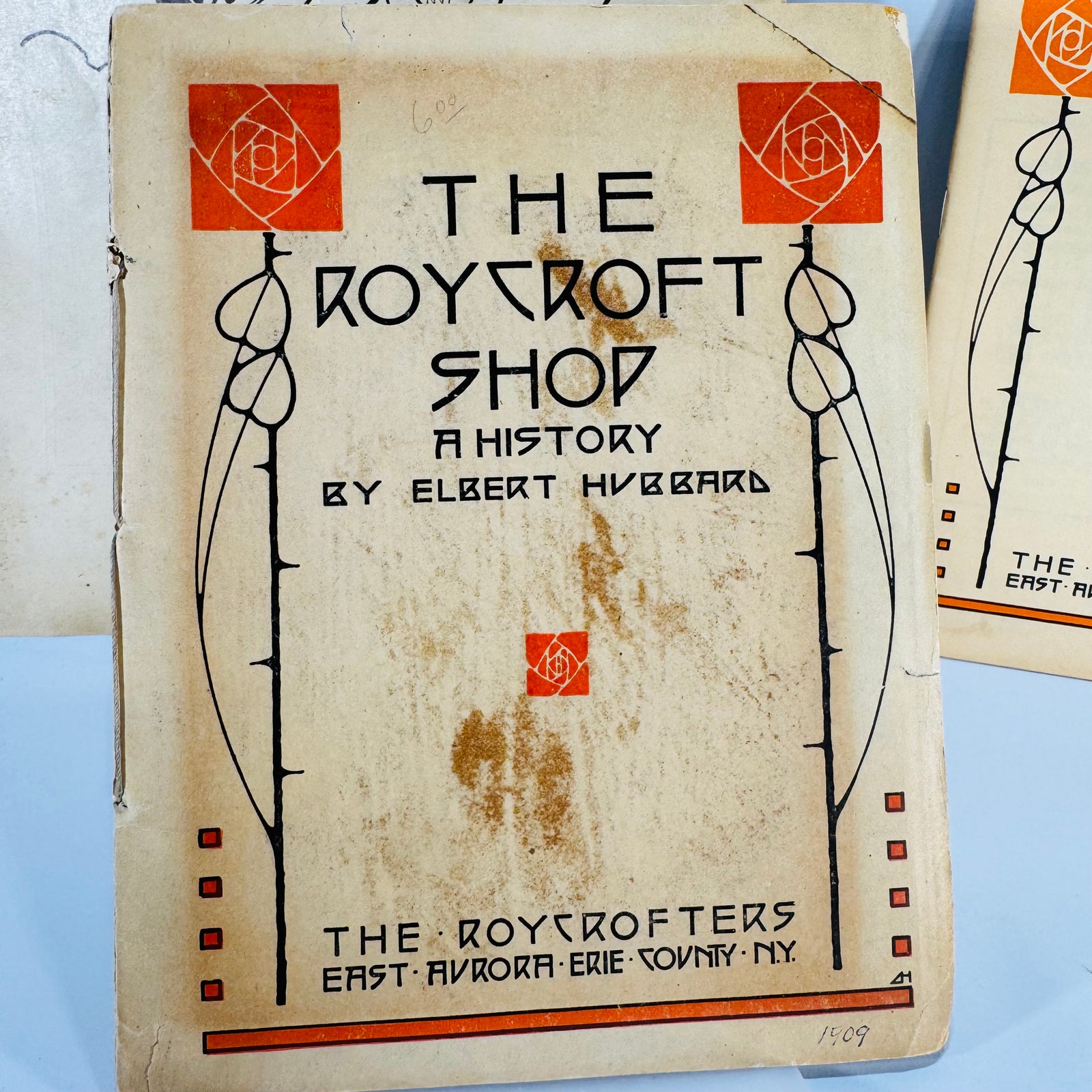 Arts & Crafts Ephemera Lot — The FRA (Jan. 1910) + Roycrofters Booklets (c.1910) — Elbert Hubbard | Roycroft Press design, Arts & Crafts Movement