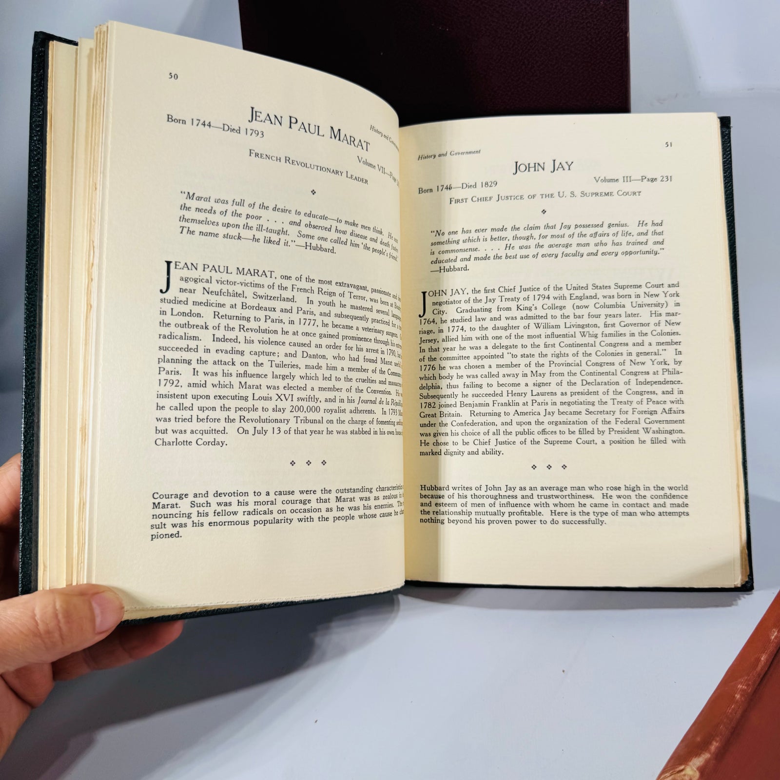 Roycroft Classics 3-Book Lot — Elbert Hubbard (Time & Chance 1901 Rev.; Guide Book for Little Journeys 1926; Note Book 1957) | Arts & Crafts Essays, Biography