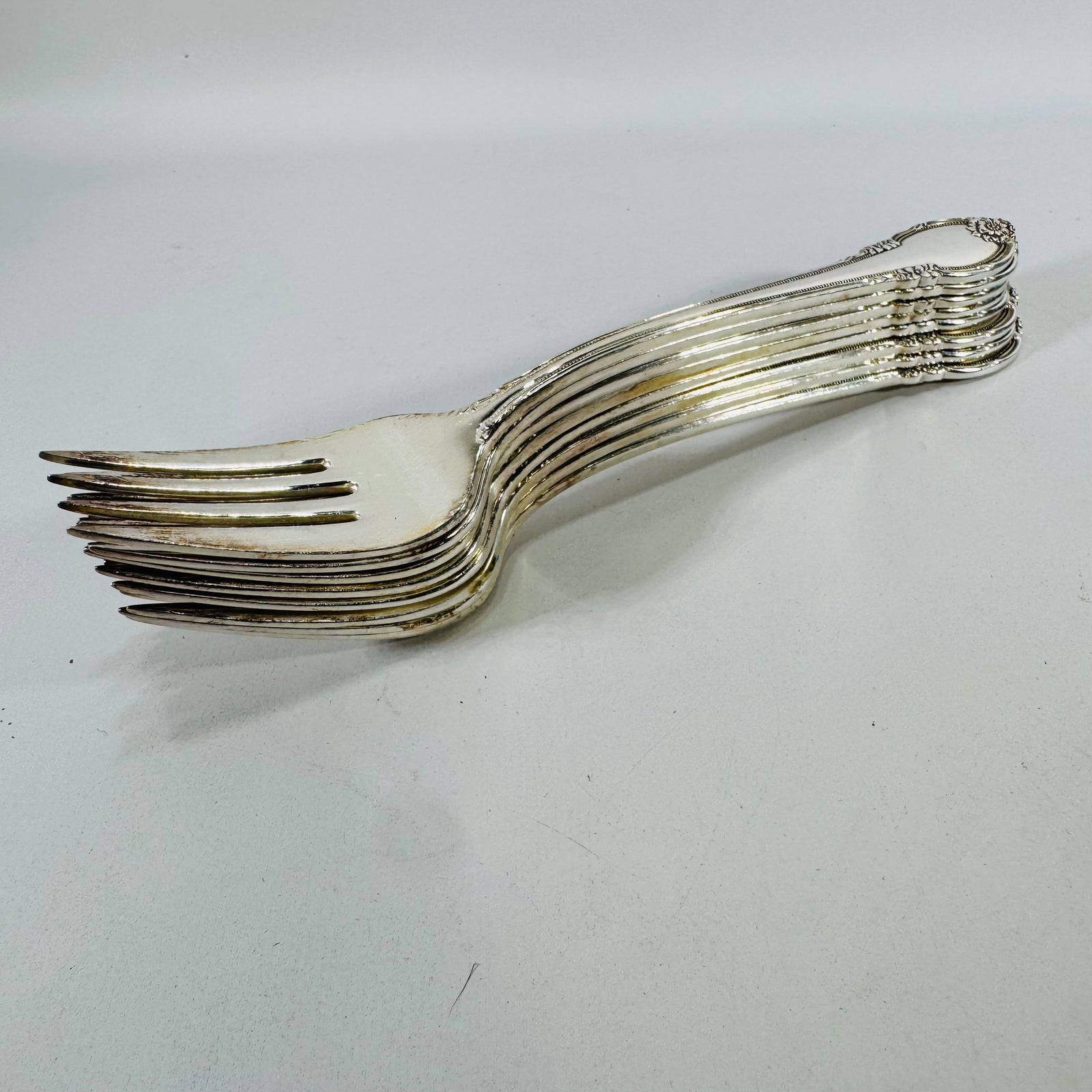 1847 Rogers Bros Remembrance Luncheon Forks | Set of 8 Silverplate Flatware