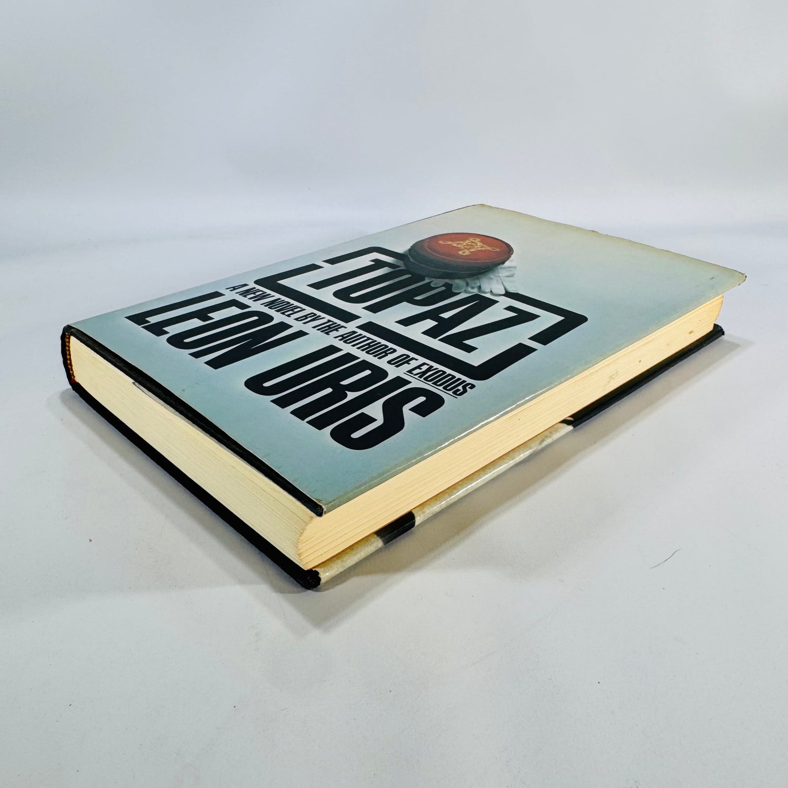Cold War Spy Thriller — Topaz (1967, Third Printing) — Leon Uris | Dust Jacket, Espionage Fiction