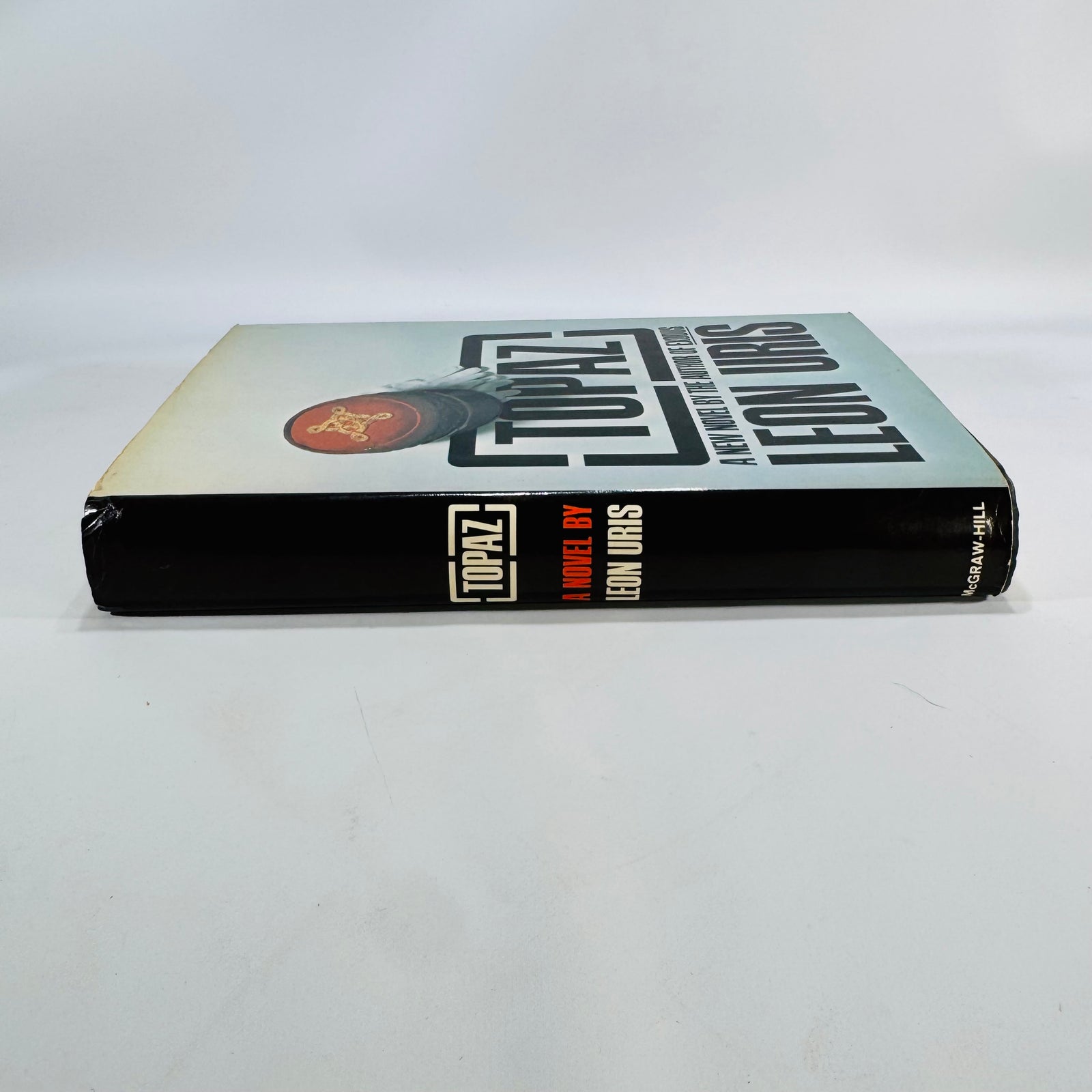 Cold War Spy Thriller — Topaz (1967, Third Printing) — Leon Uris | Dust Jacket, Espionage Fiction
