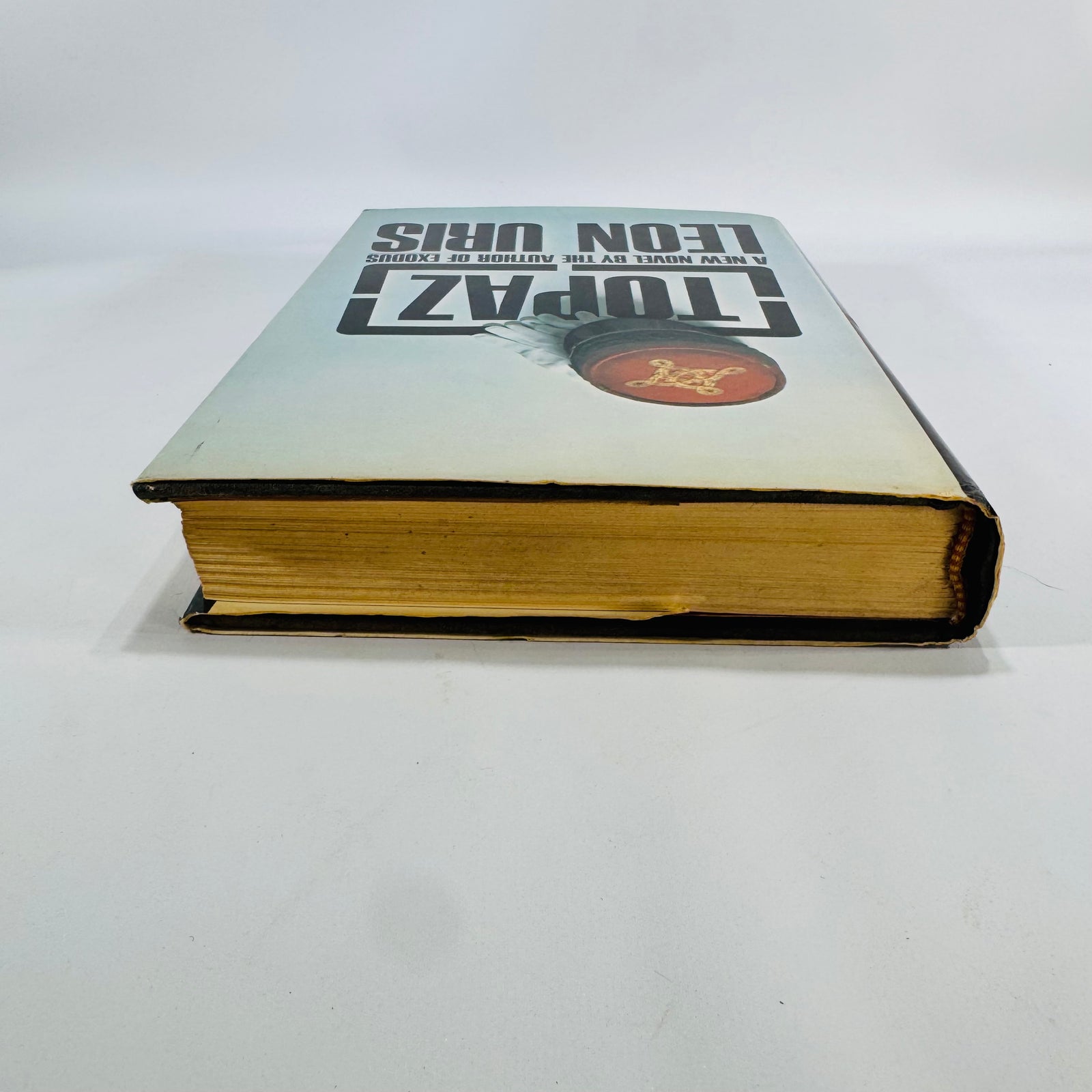 Cold War Spy Thriller — Topaz (1967, Third Printing) — Leon Uris | Dust Jacket, Espionage Fiction