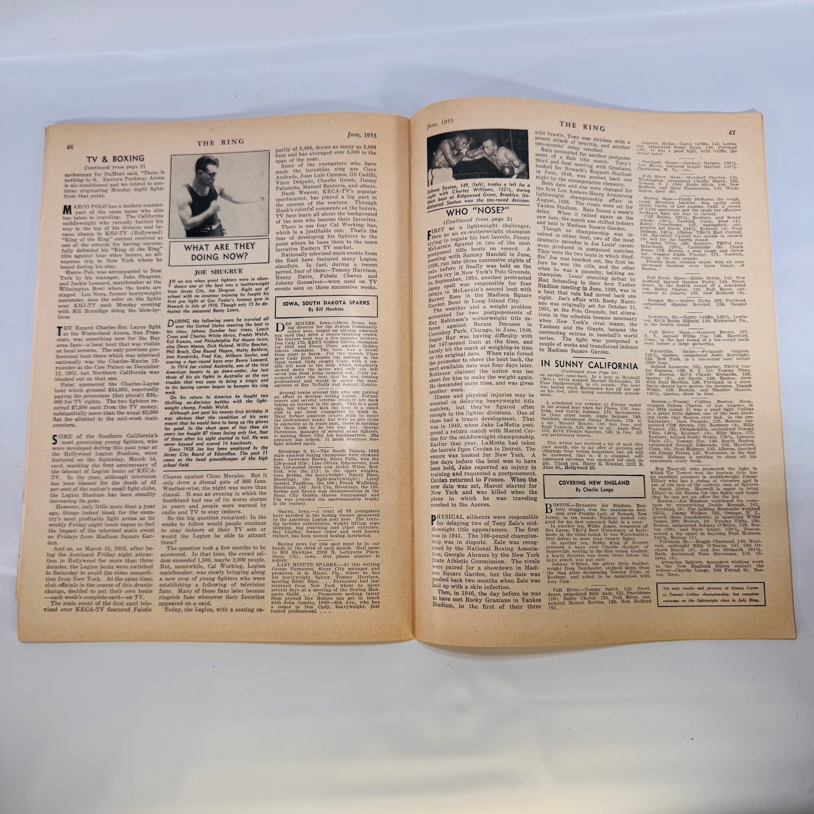 Two Vintage Issues of The Ring (Nov 1952 & Jun 1953 International) – Boxing’s Heartbeat