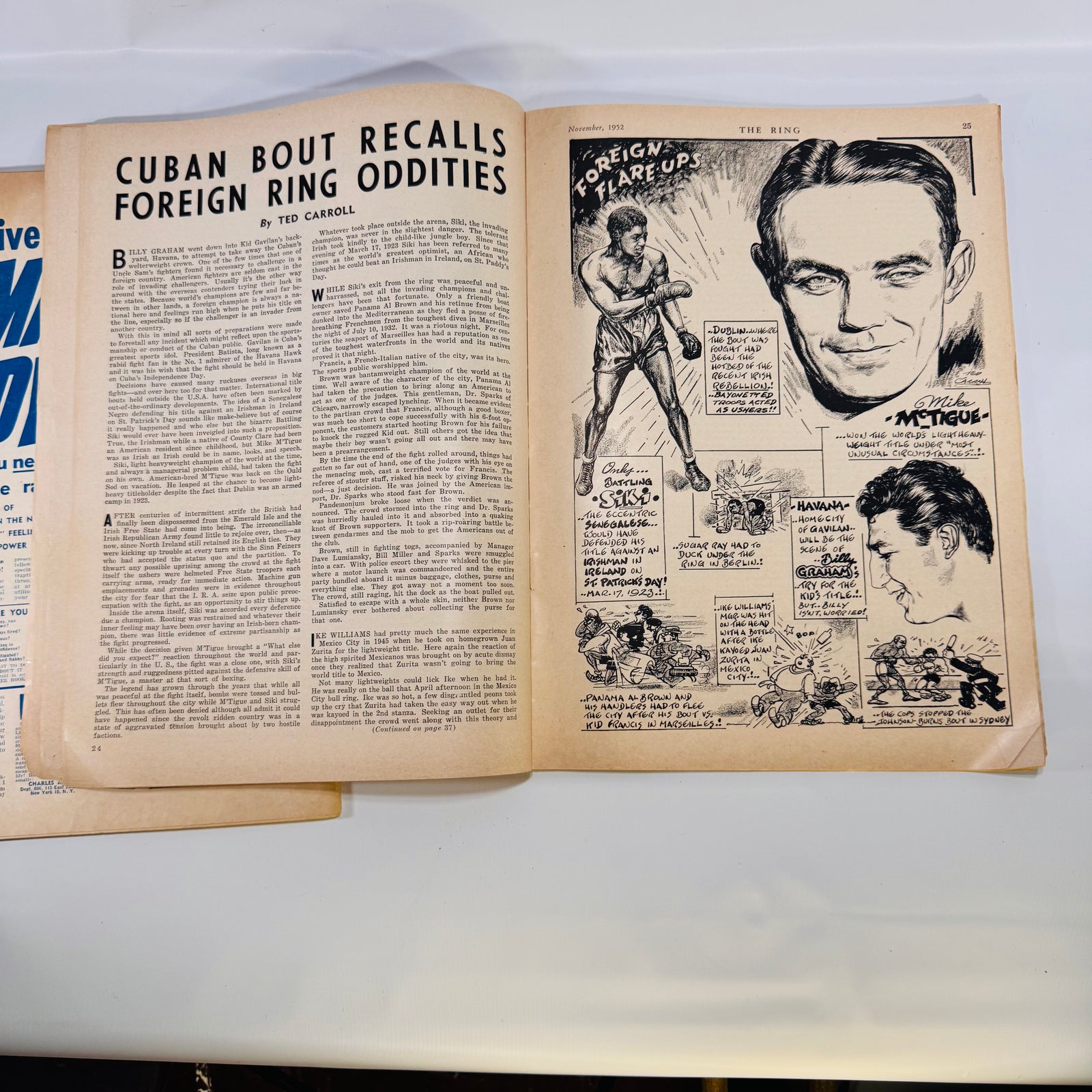 Two Vintage Issues of The Ring (Nov 1952 & Jun 1953 International) – Boxing’s Heartbeat