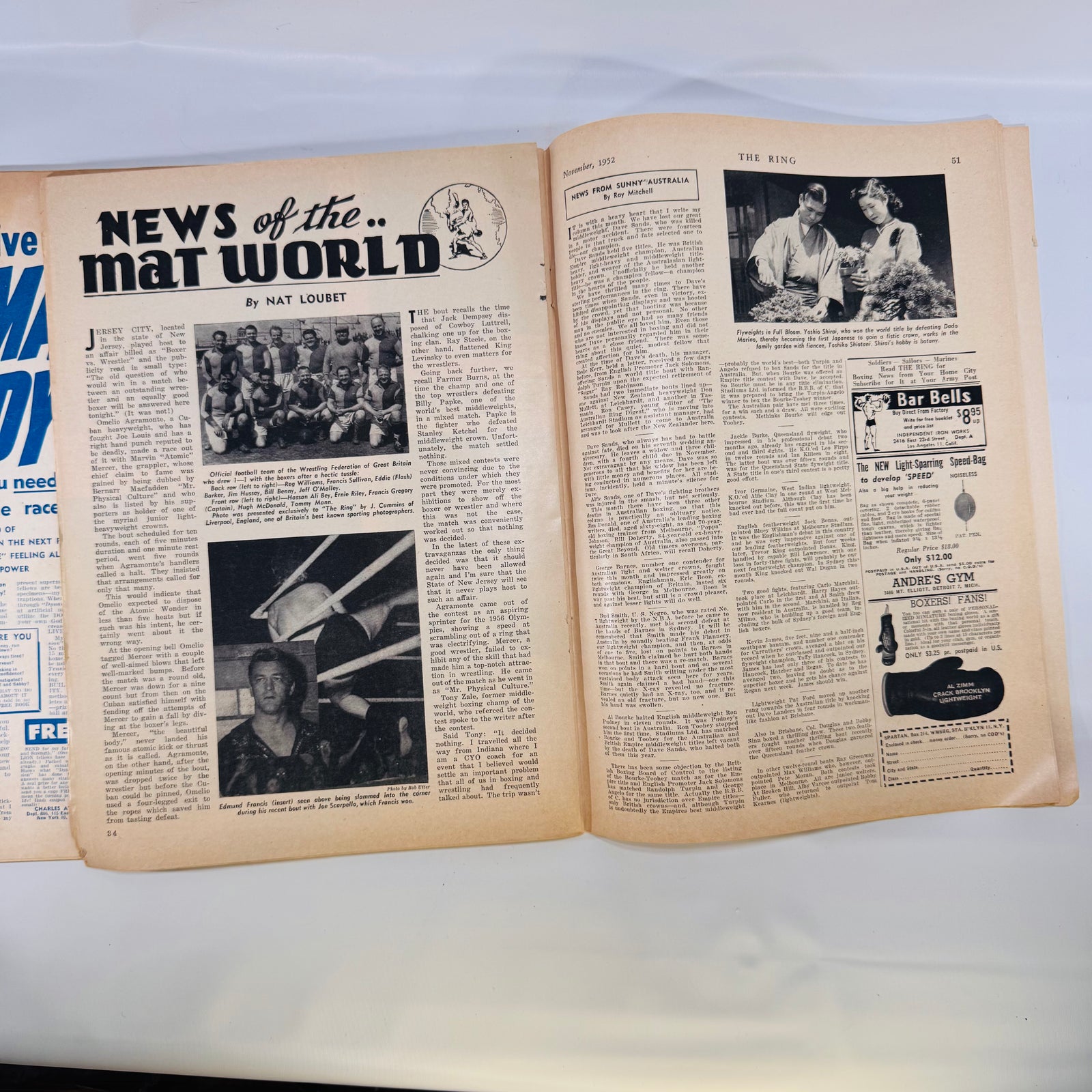 Two Vintage Issues of The Ring (Nov 1952 & Jun 1953 International) – Boxing’s Heartbeat