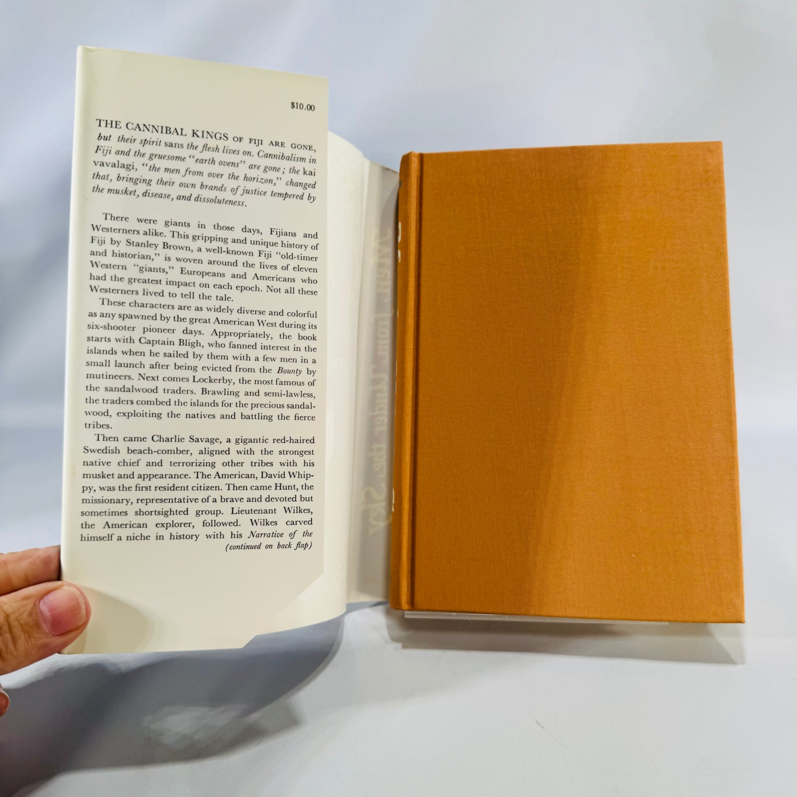 Pacific History — Men from Under the Sky (1973, First Printing) — Stanley Brown | HC/DJ, Illustrated, Exploration History