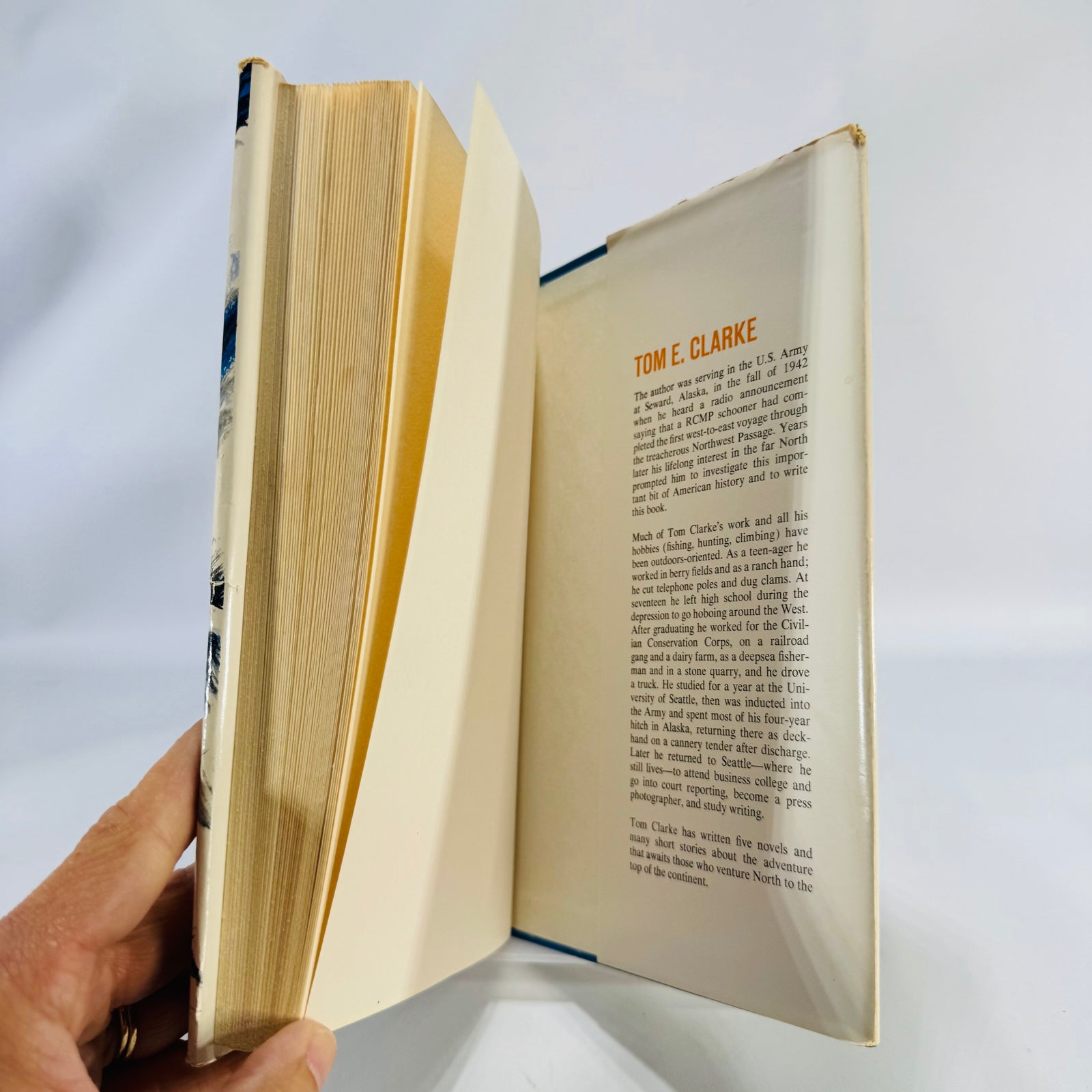 The Mounties Patrol the Sea (1969) — Tom E. Clarke | Dust Jacket, Nonfiction Arctic Exploration, Maritime History