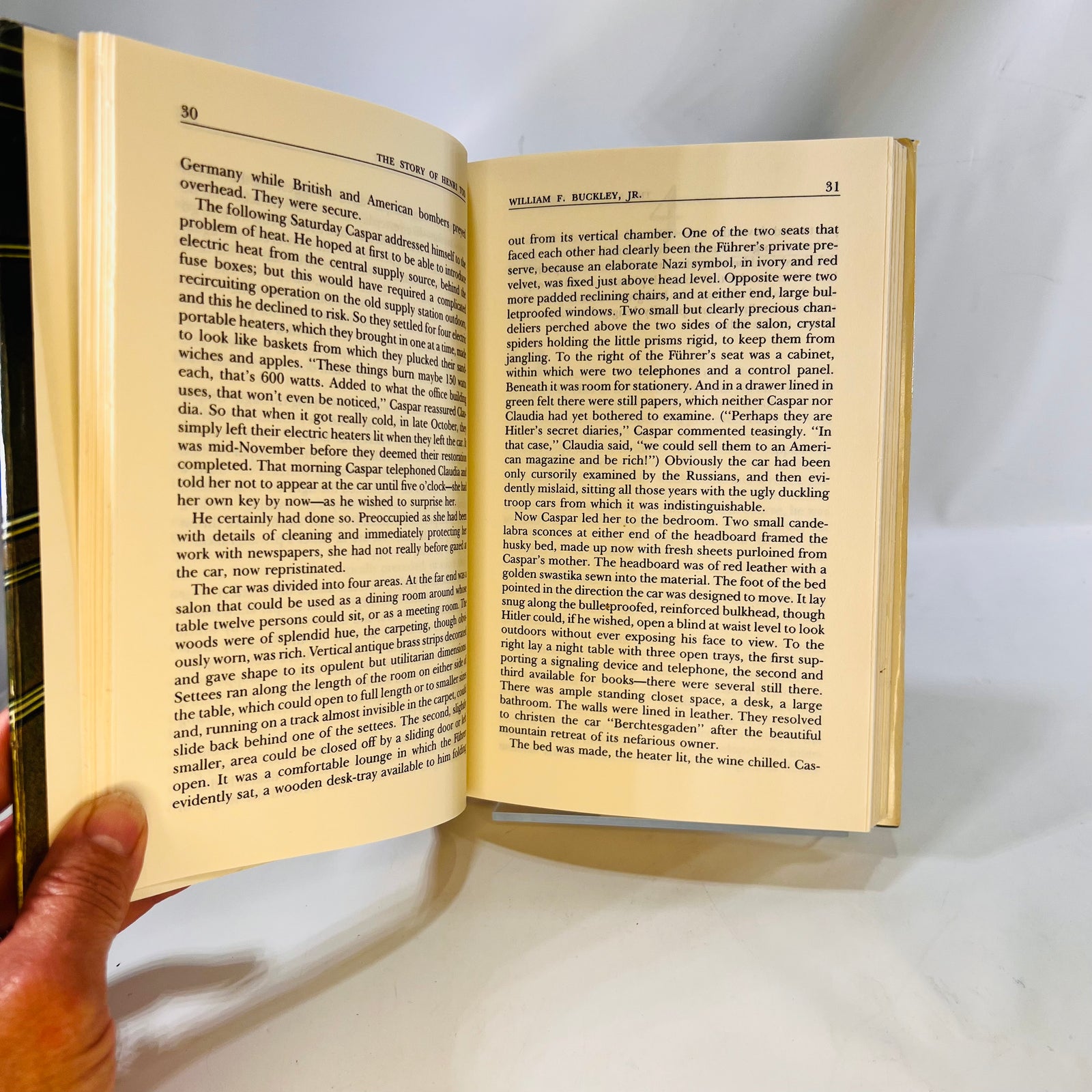 The Story of Henri Tod by William F. Buckley Jr. 1984 Double Day & Company Vintage Fiction Book