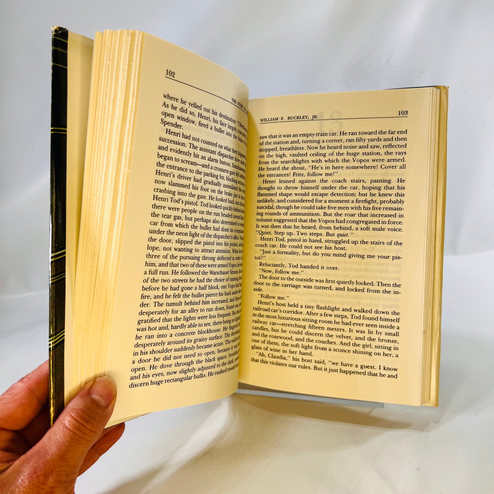 The Story of Henri Tod by William F. Buckley Jr. 1984 Double Day & Company Vintage Fiction Book