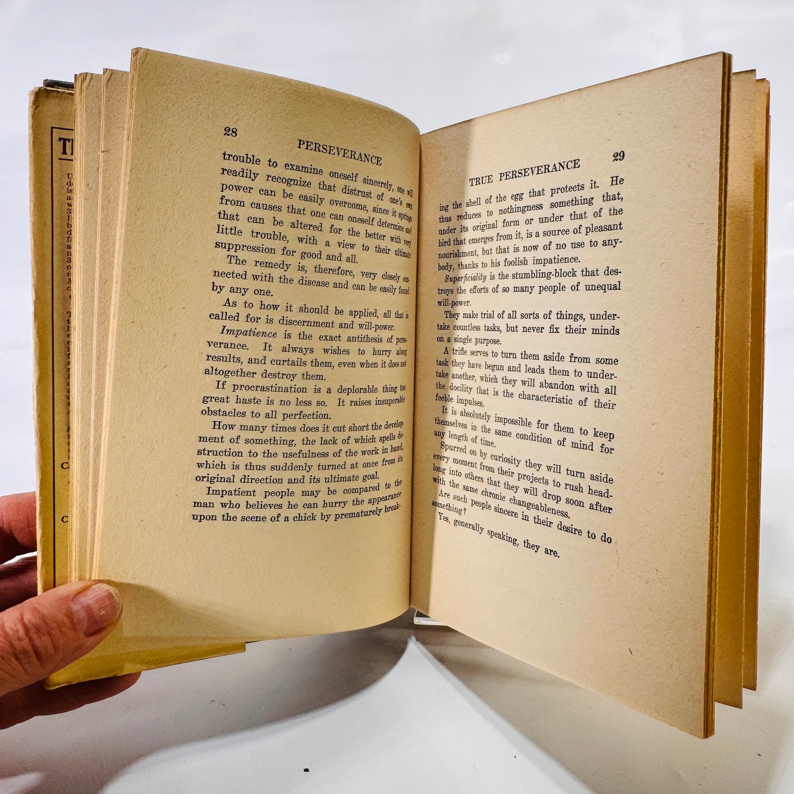 Perseverance: How to Develop It by H. Besser (1916), Funk & Wagnalls Company, Hardcover with Dust Jacket