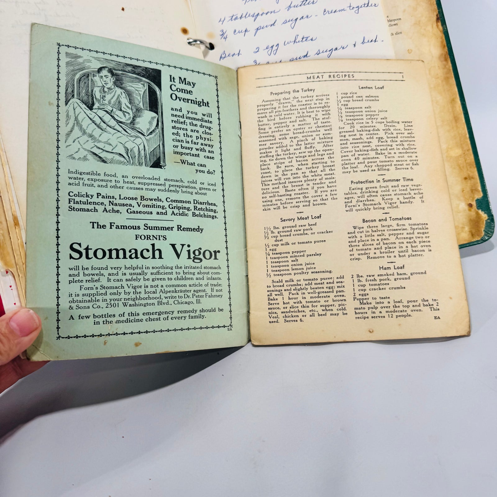 My Favorite Recipes Homemaker’s File – Geo. Seelman & Sons, 1949 – Mid-Century Recipe Binder
