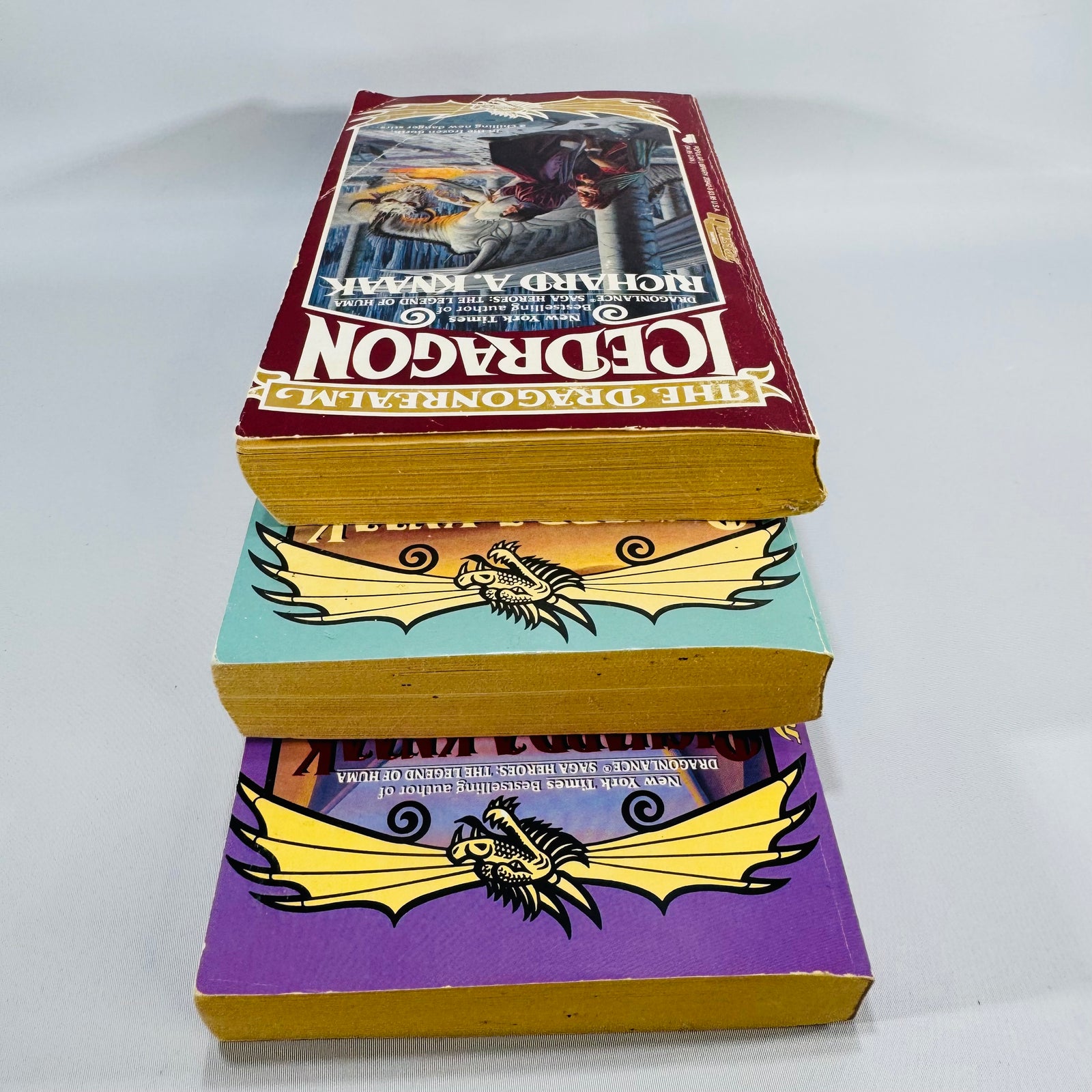 Dragonrealm Book Bundle Richard A. Knaak Vintage Fantasy Paperbacks 1989–1992