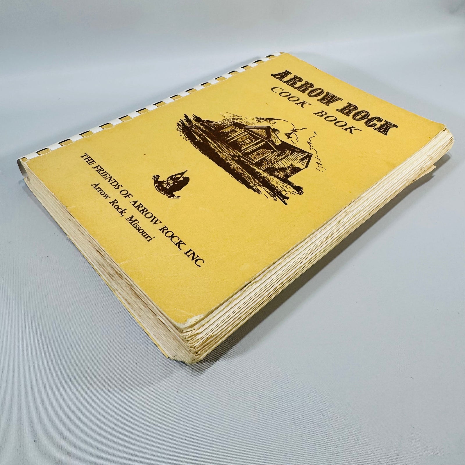 Vintage Missouri Community Cookbook Arrow Rock Cook Book 1965 Plastic Comb Binding