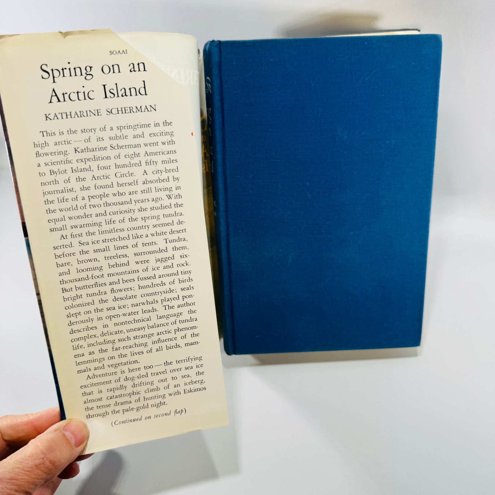 Vintage Arctic Exploration Book Spring on an Arctic Island Katharine Scherman Hardcover 1956