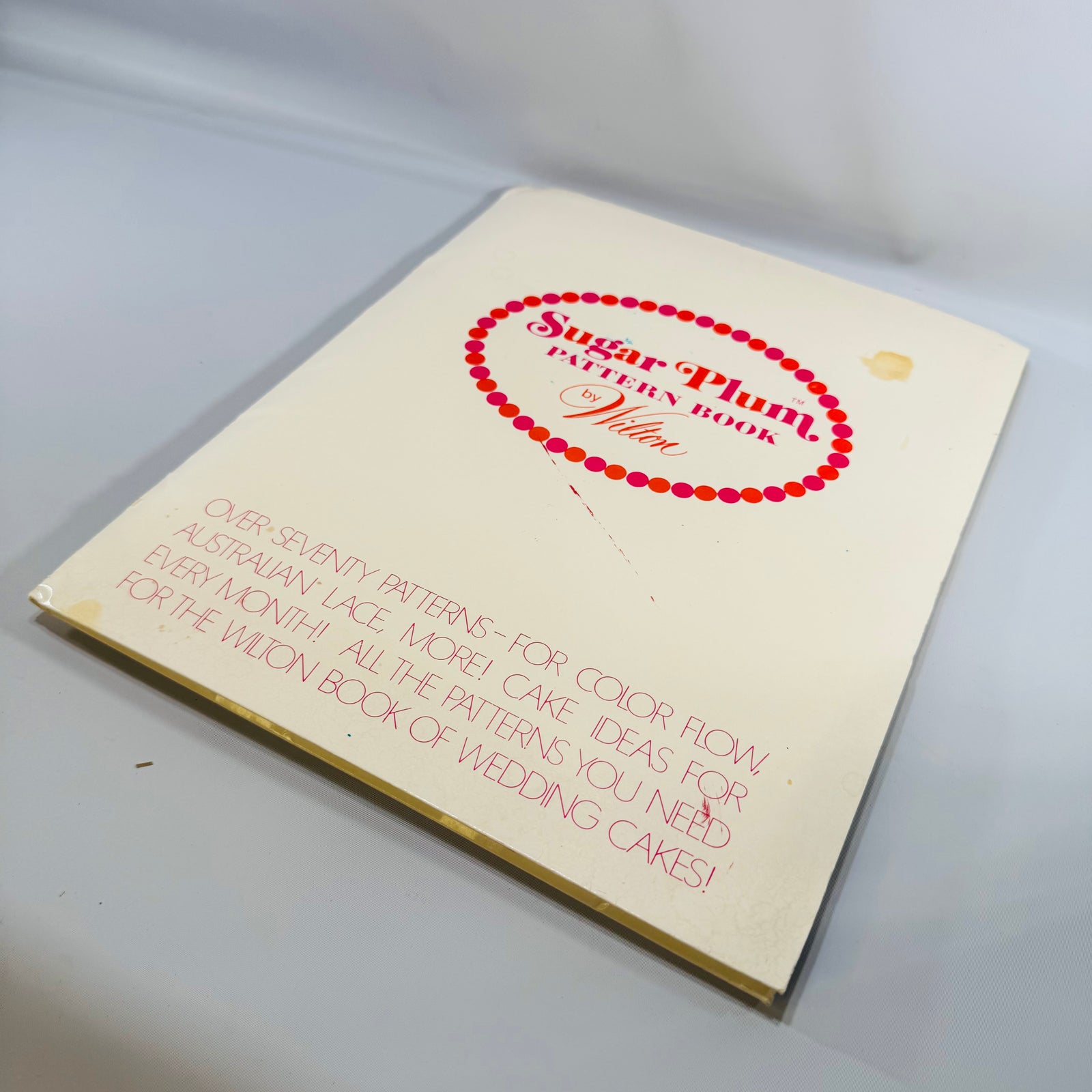 Vintage Wilton Sugar Plum Pattern Book 1972 Cake Decorating Templates