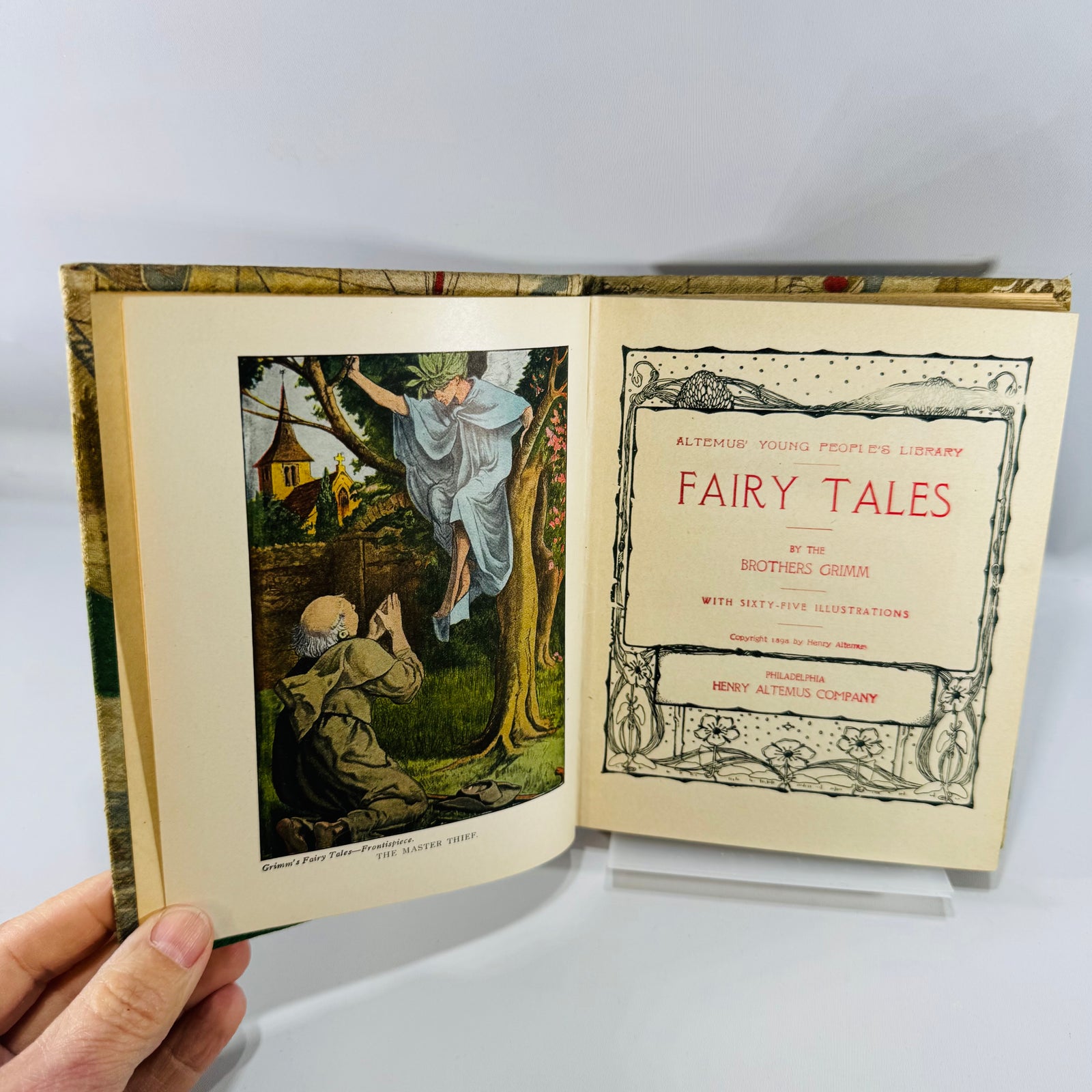 Fairy Tales by the Brothers Grimm 1898 Henry Altemus Illustrated Hardcover