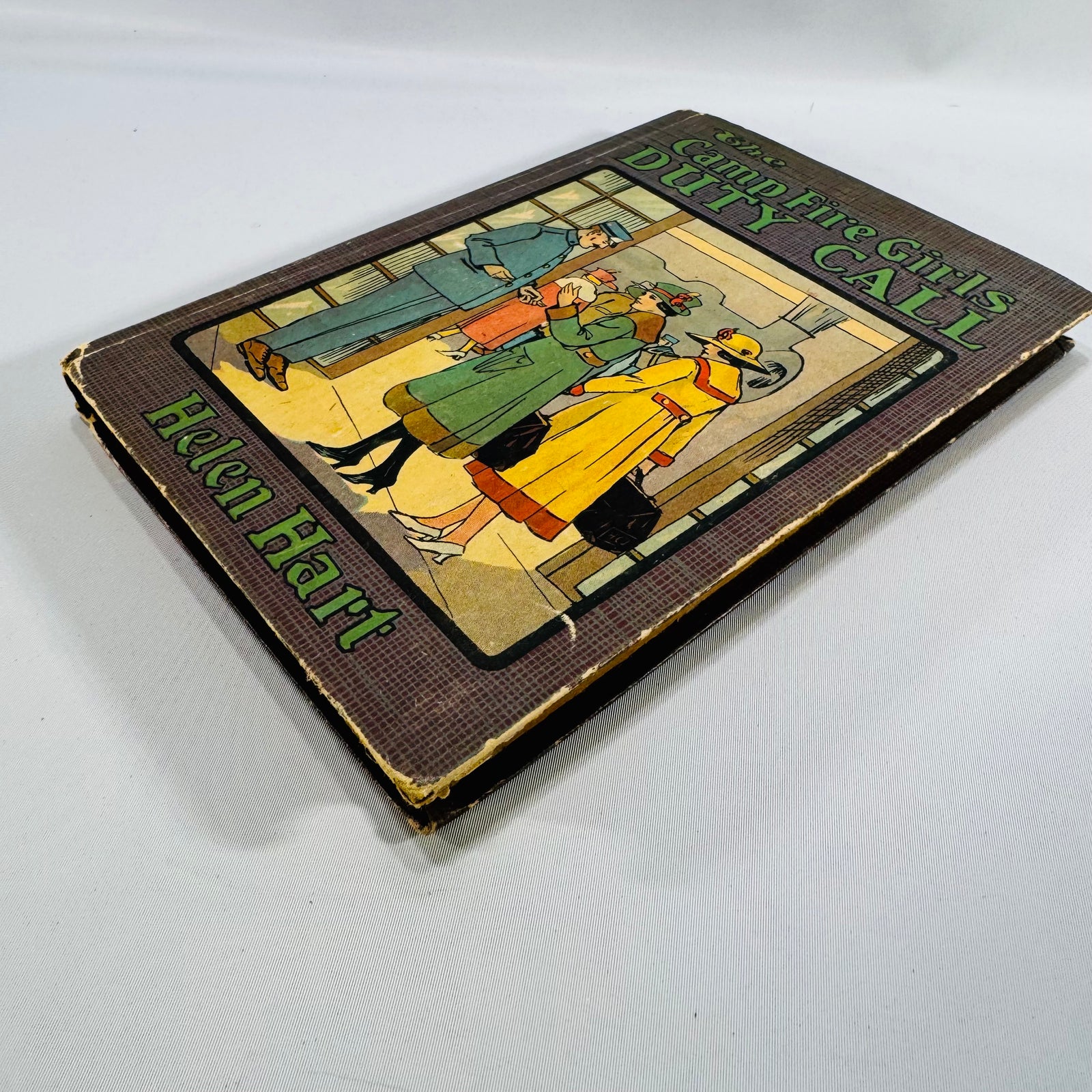 Antique Campfire Girls Book The Campfire Girls’ Duty Call Helen Hart Illustrated Hardcover Early 1900s