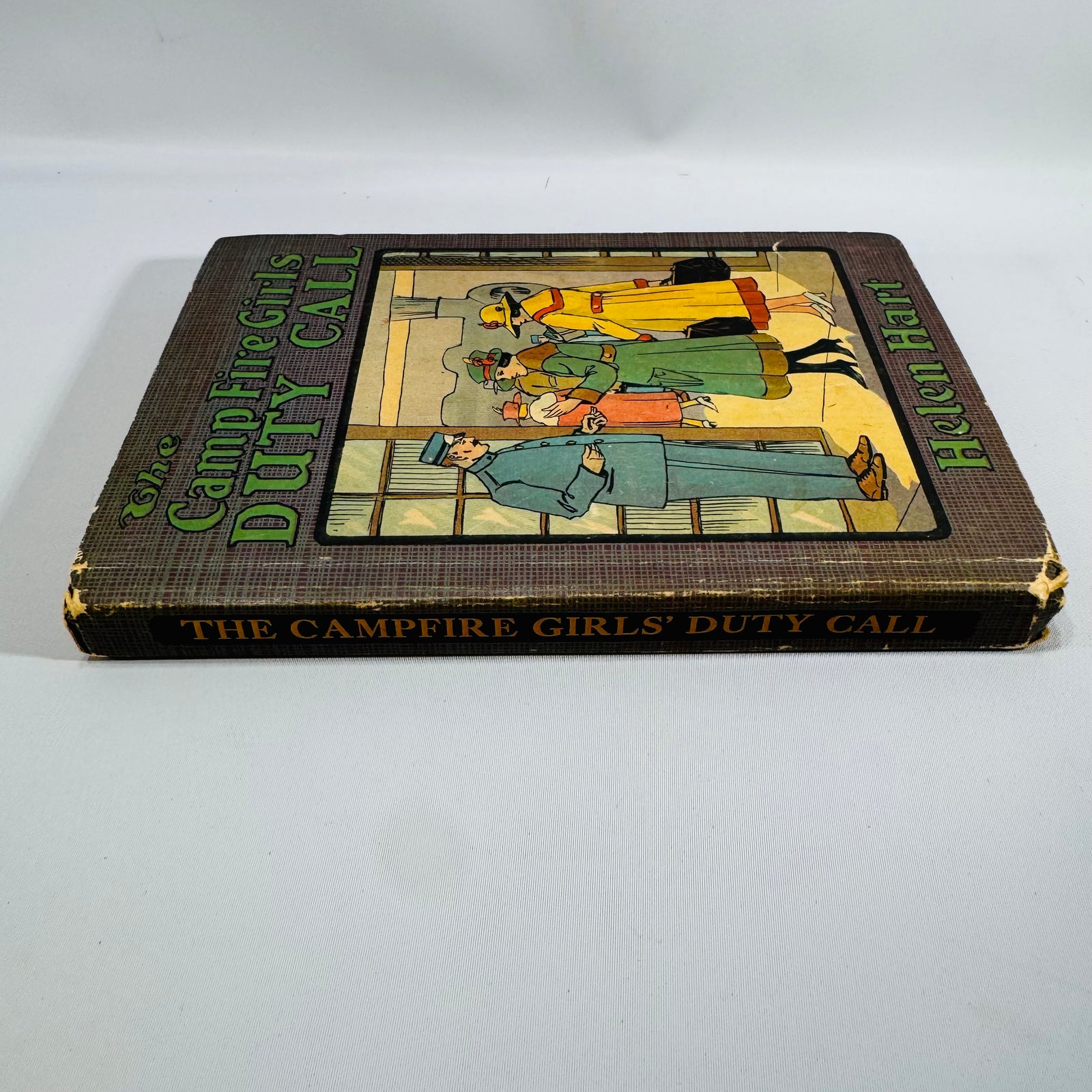 Antique Campfire Girls Book The Campfire Girls’ Duty Call Helen Hart Illustrated Hardcover Early 1900s