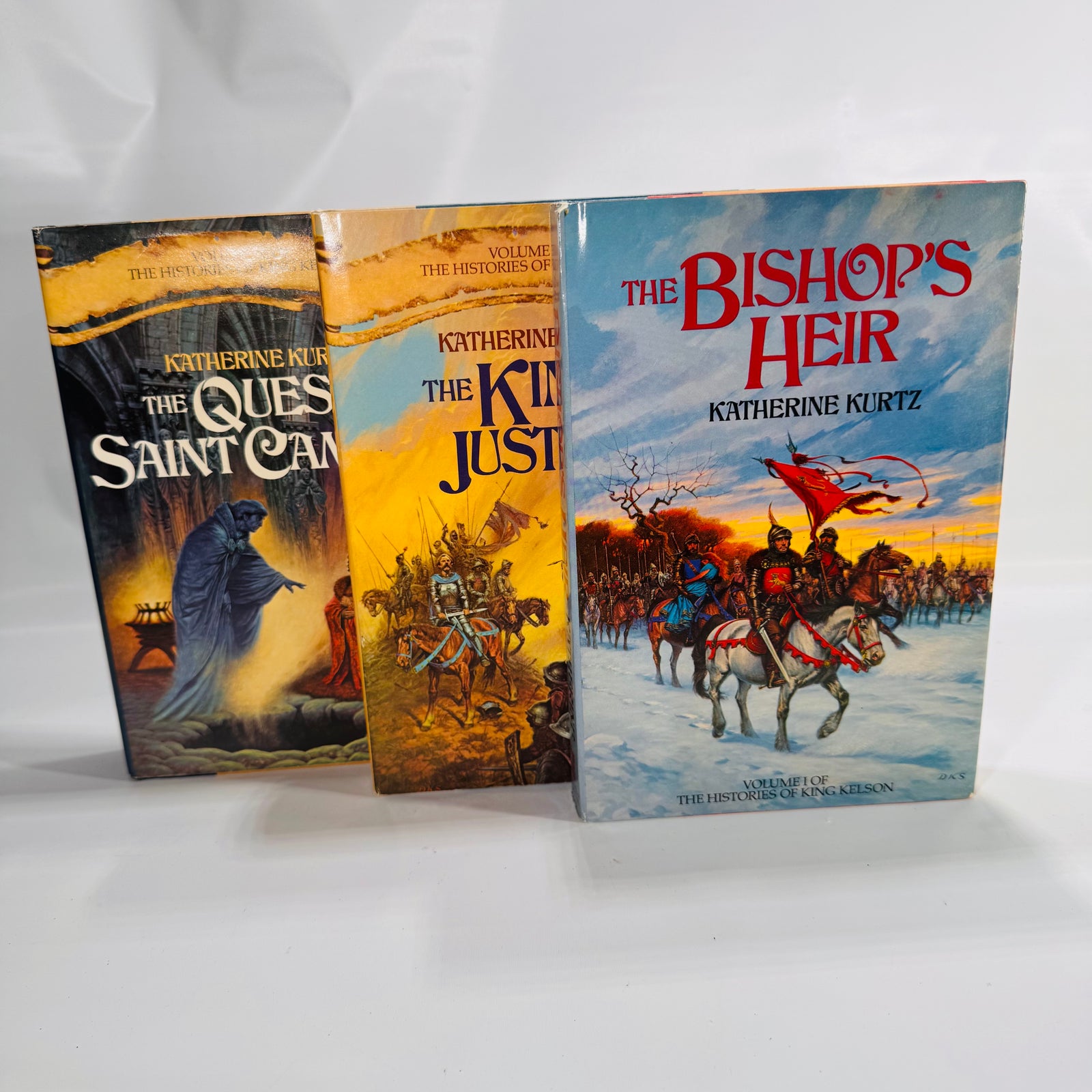 The Histories of King Kelson Series (1980s Volumes 1-3) – Vintage Deryni Fantasy, Hardcover with Dust Jacket