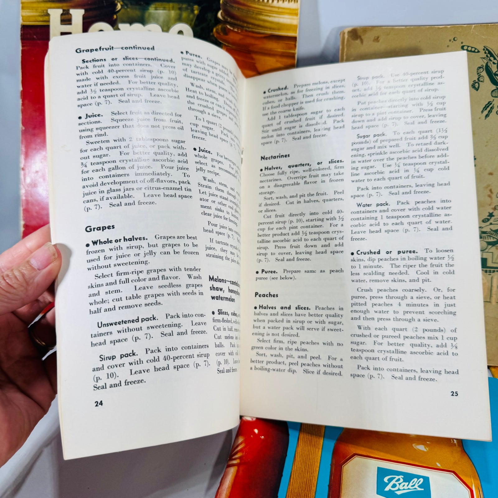 Mid-Century Home Canning & Preservation Bundle (5) — Sunset Home Canning (1975), Ball Blue Book (1969), USDA Guides | Cookbooks & Culinary History