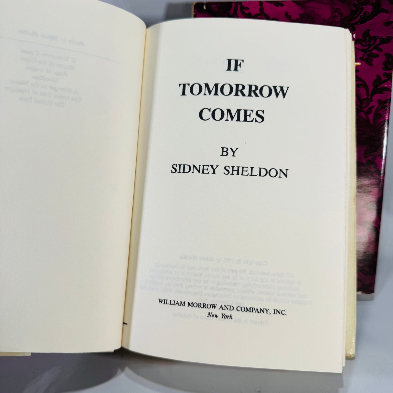 1980s Romance & Women’s Fiction Book Bundle (2) — Sidney Sheldon If Tomorrow Comes + Shirley Conran Lace II (1985) | Curated Set