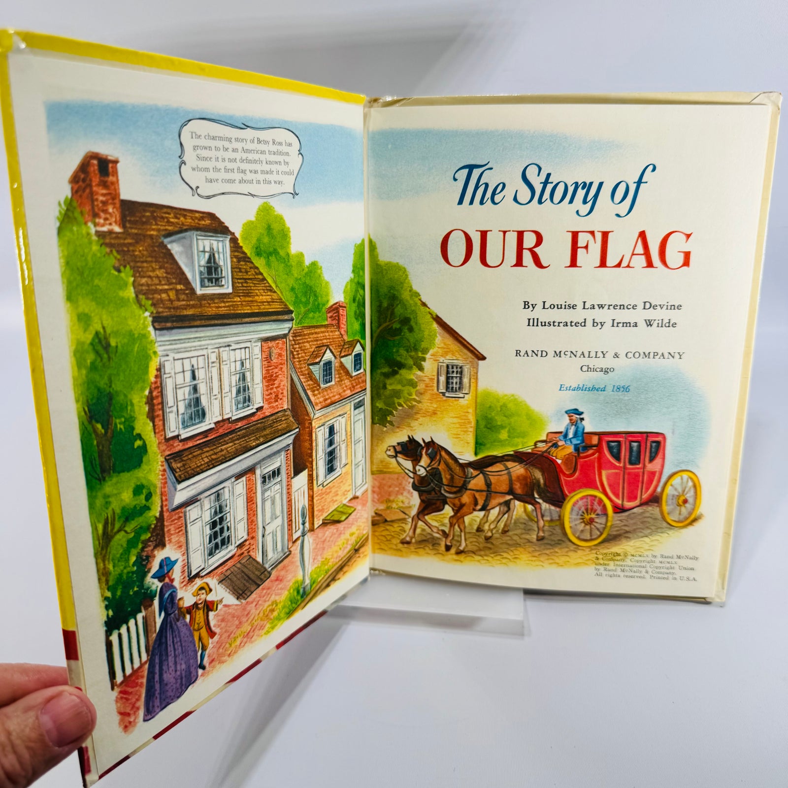 The Story of Our Flag by Louise Lawrence Devine 1960 Vintage Children’s Patriotic History Book