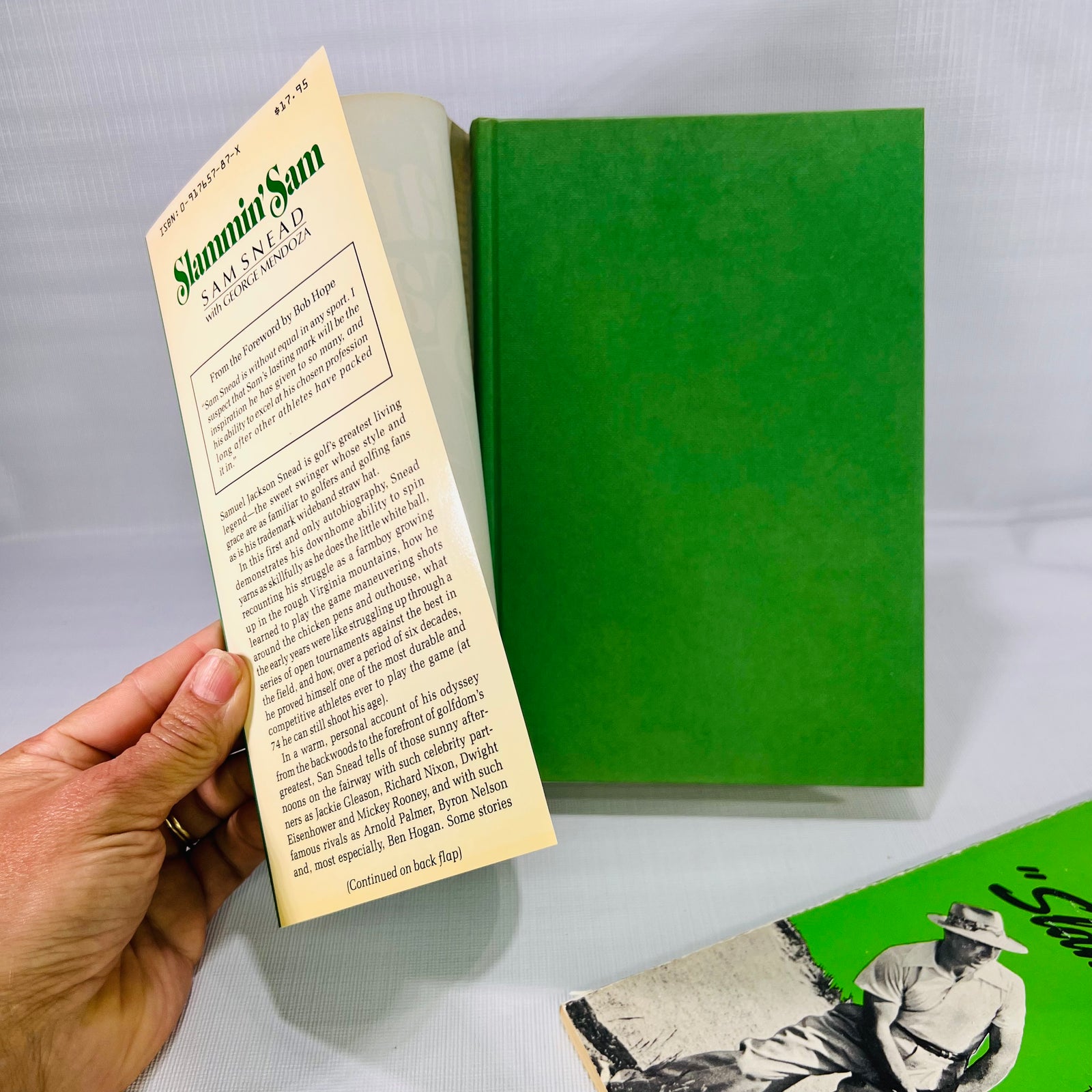 Slammin' Sam an Autobiography 1986Donald I Find Inc and How to Hit a Golf Ball 1950 Garden City Books