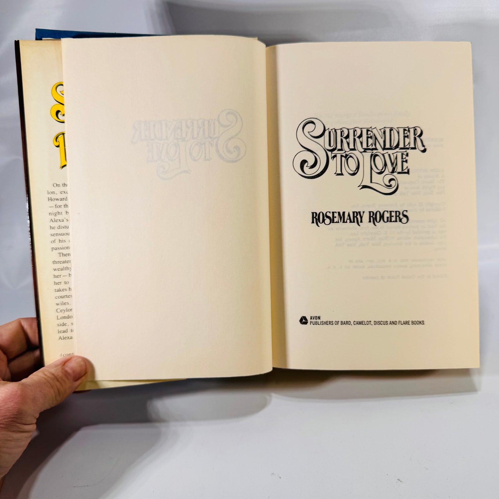 Surrender to Love – A Sweeping Historical Romance by Rosemary Rogers (1982)