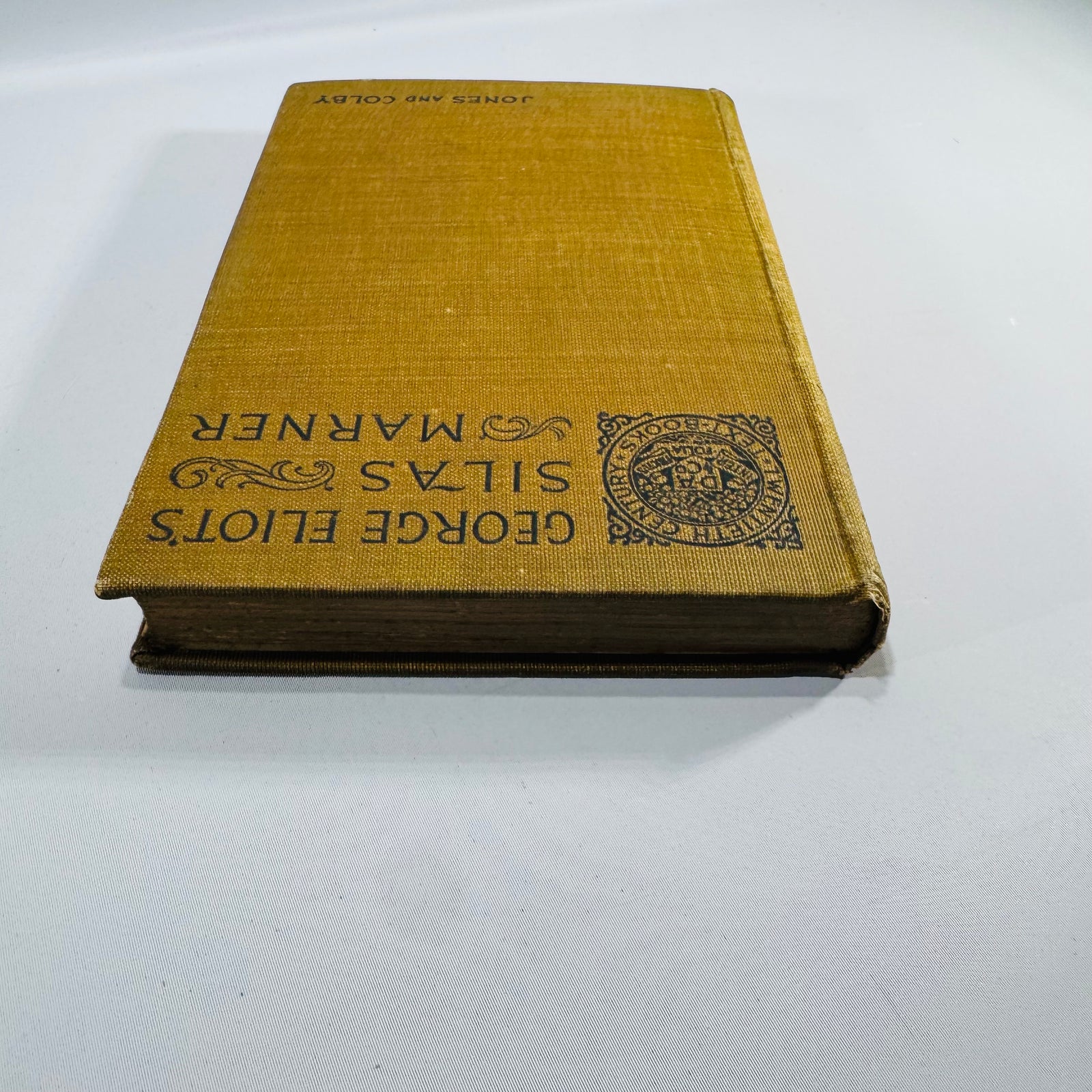Antique Silas Marner Book George Eliot 1901 Clothbound Literature Textbook