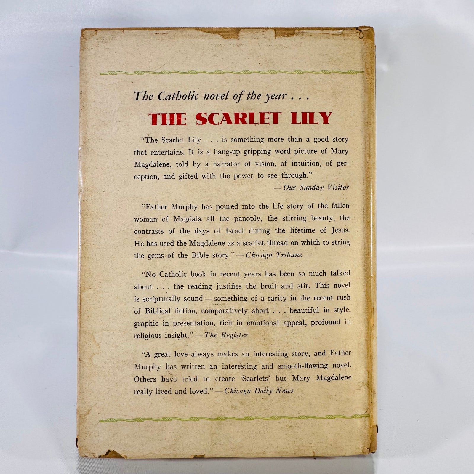 The Scarlet Lily – A Story of Redemption and Hope by Edward F. Murphy (1944)