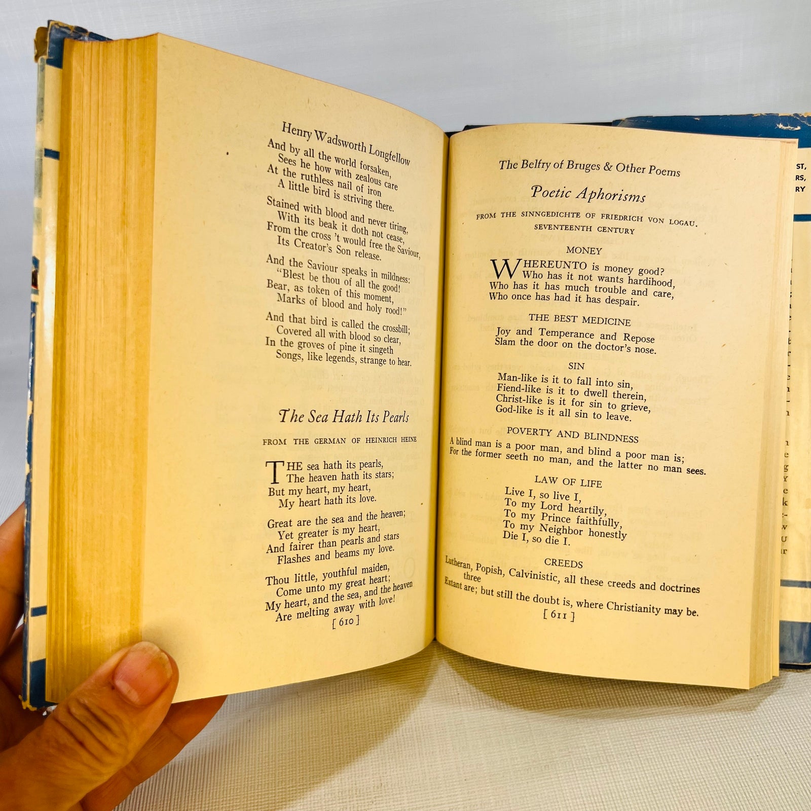 The Poems of Longfellow A Modern Library Book Number 56 Random House