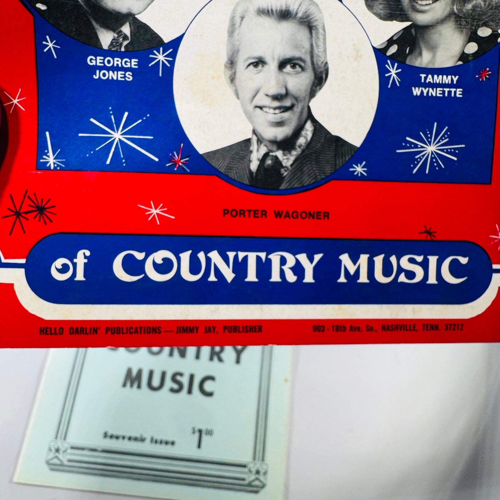 Vintage Country Music Program Bundle 1979 Nashville Fan Fair George Jones Tammy Wynette Autograph
