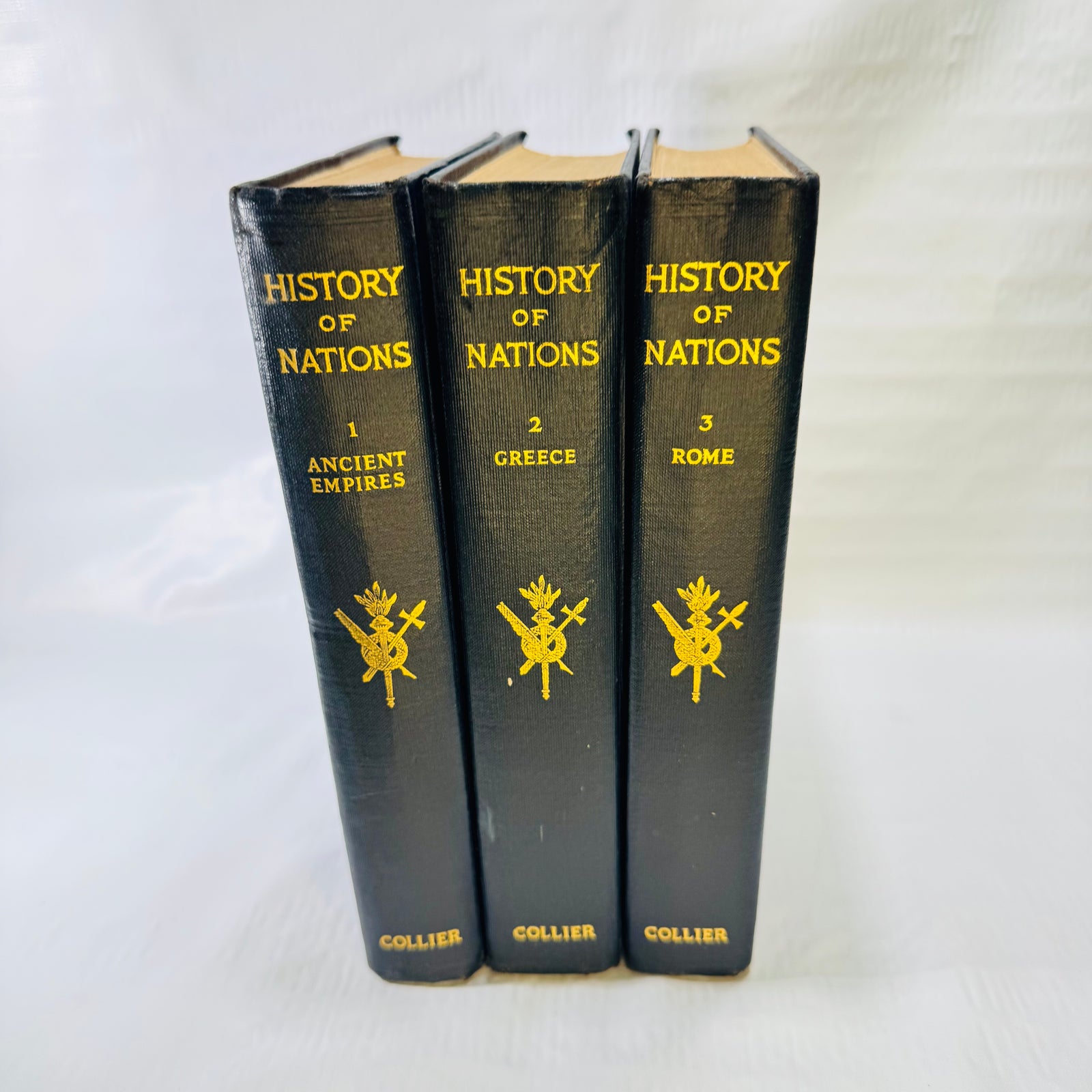 The History of Nations 1928 Memorial Edition Volumes 1 to 3 Ancient Empires Greece Rome