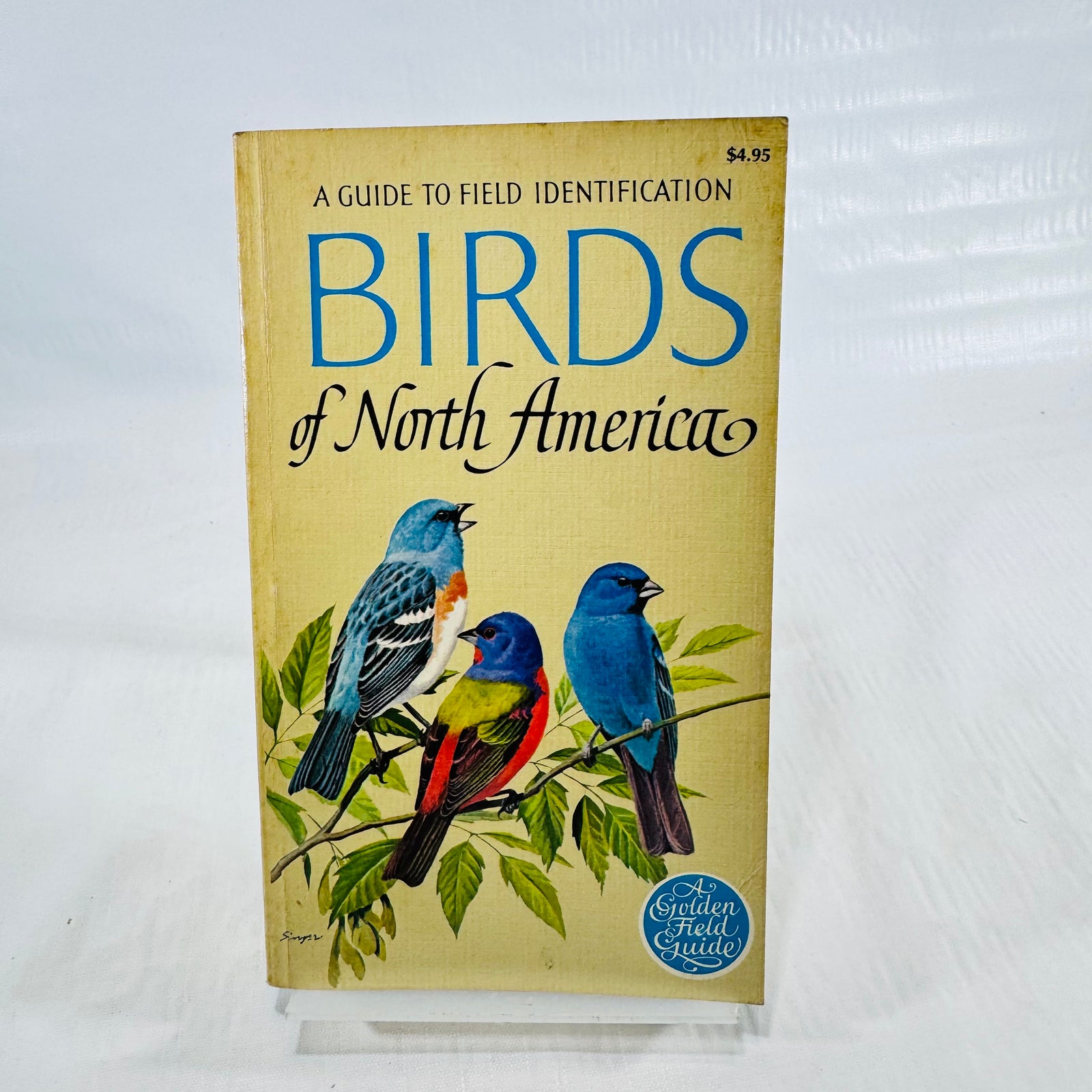 Birds of North America Golden Field Guide 1966 front cover with Arthur Singer bird art